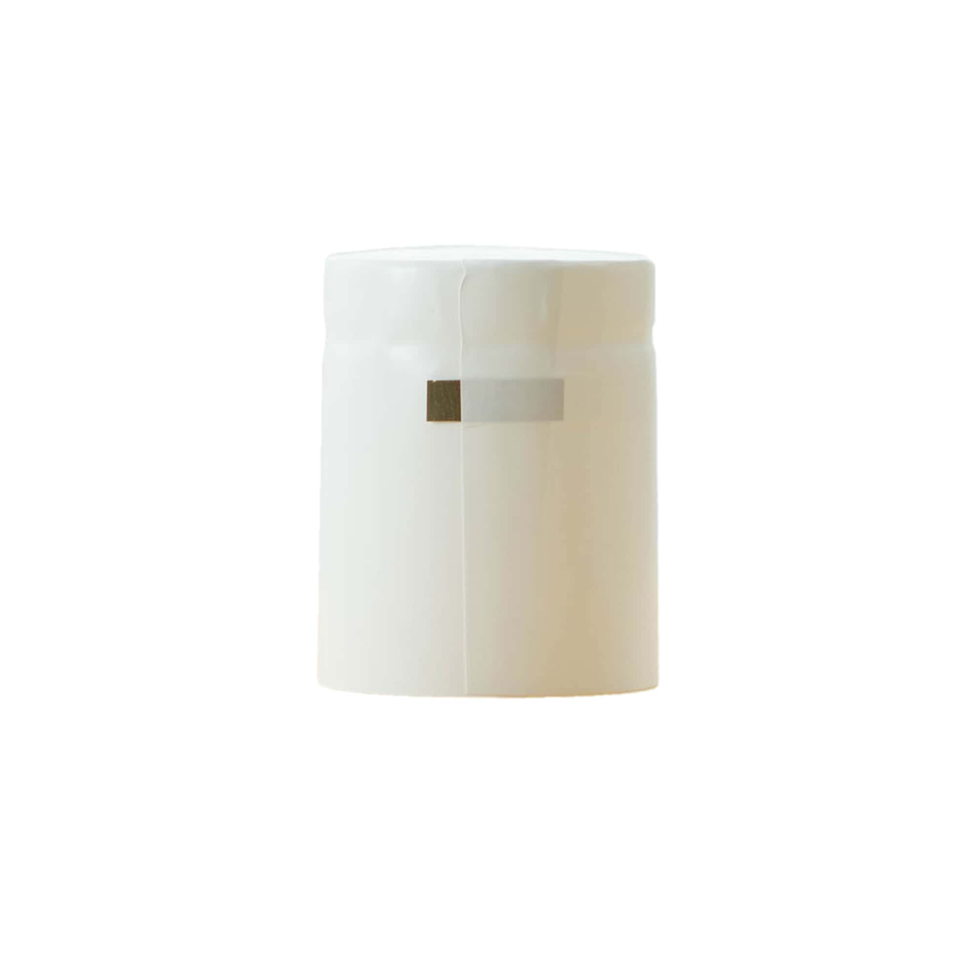 Schrumpfkapsel 32x41, PVC-Kunststoff, weiss