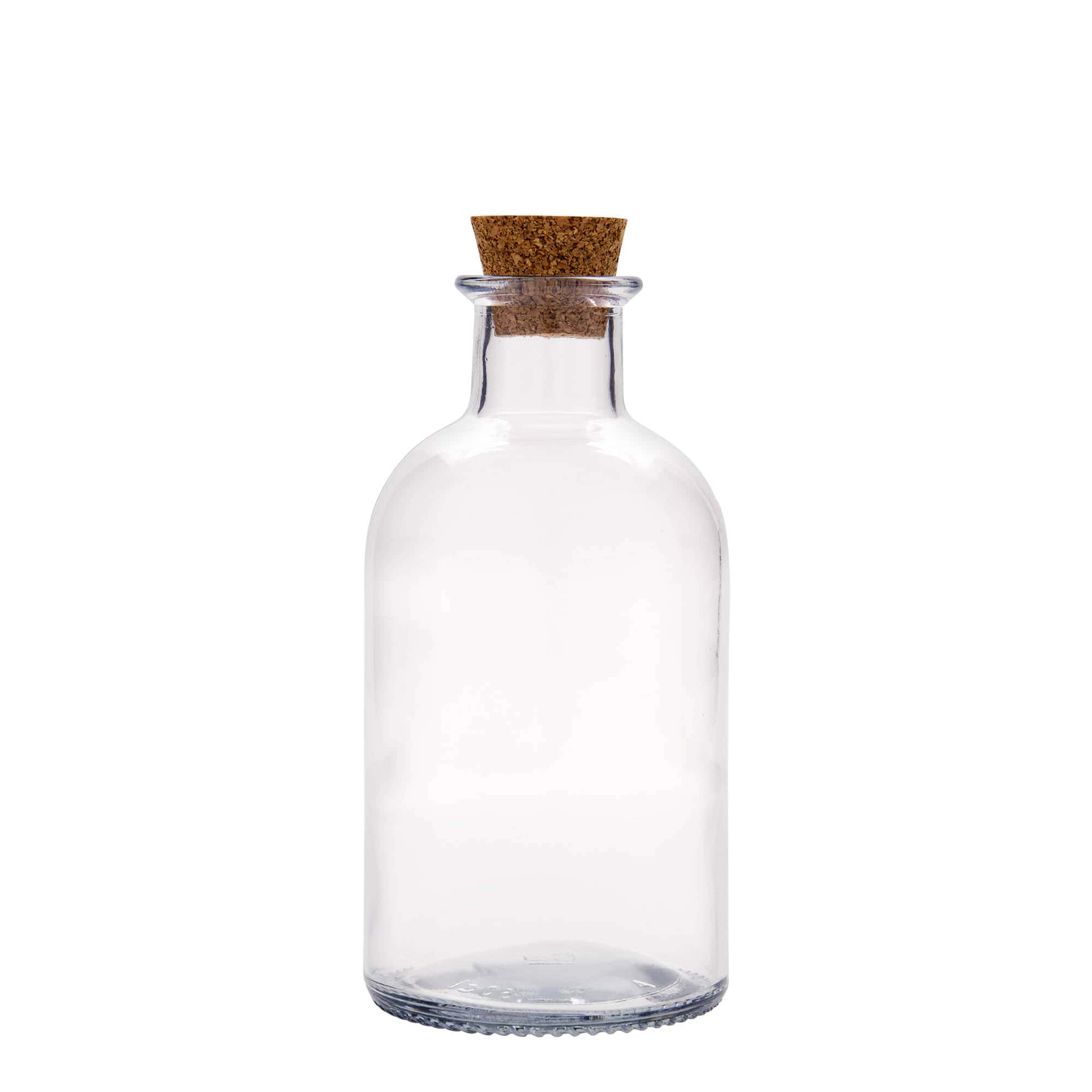 500 ml Glasflasche Apotheker «Italia», Mündung: Kork