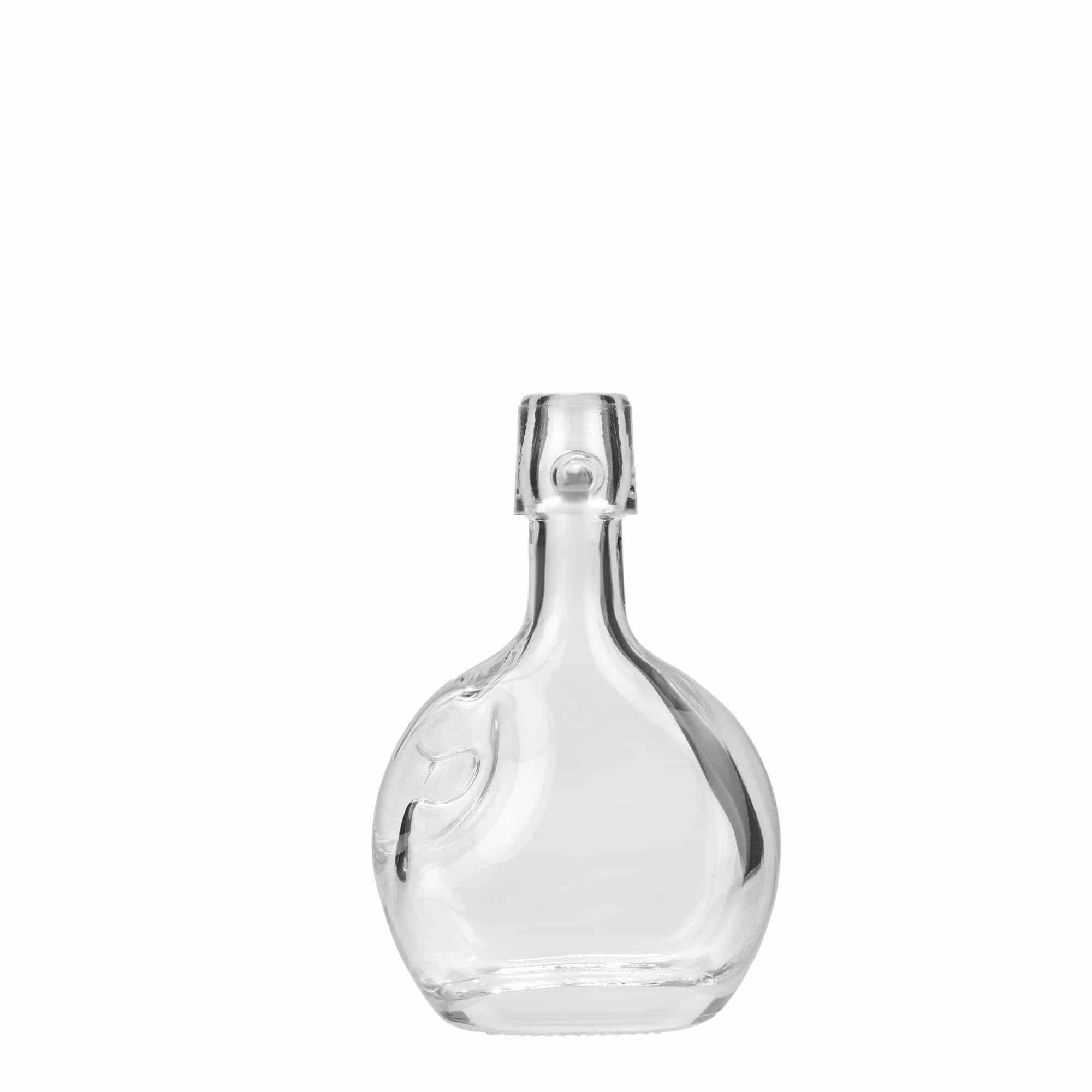 40 ml Glasflasche «Lukas», oval, Mündung: Bügelverschluss