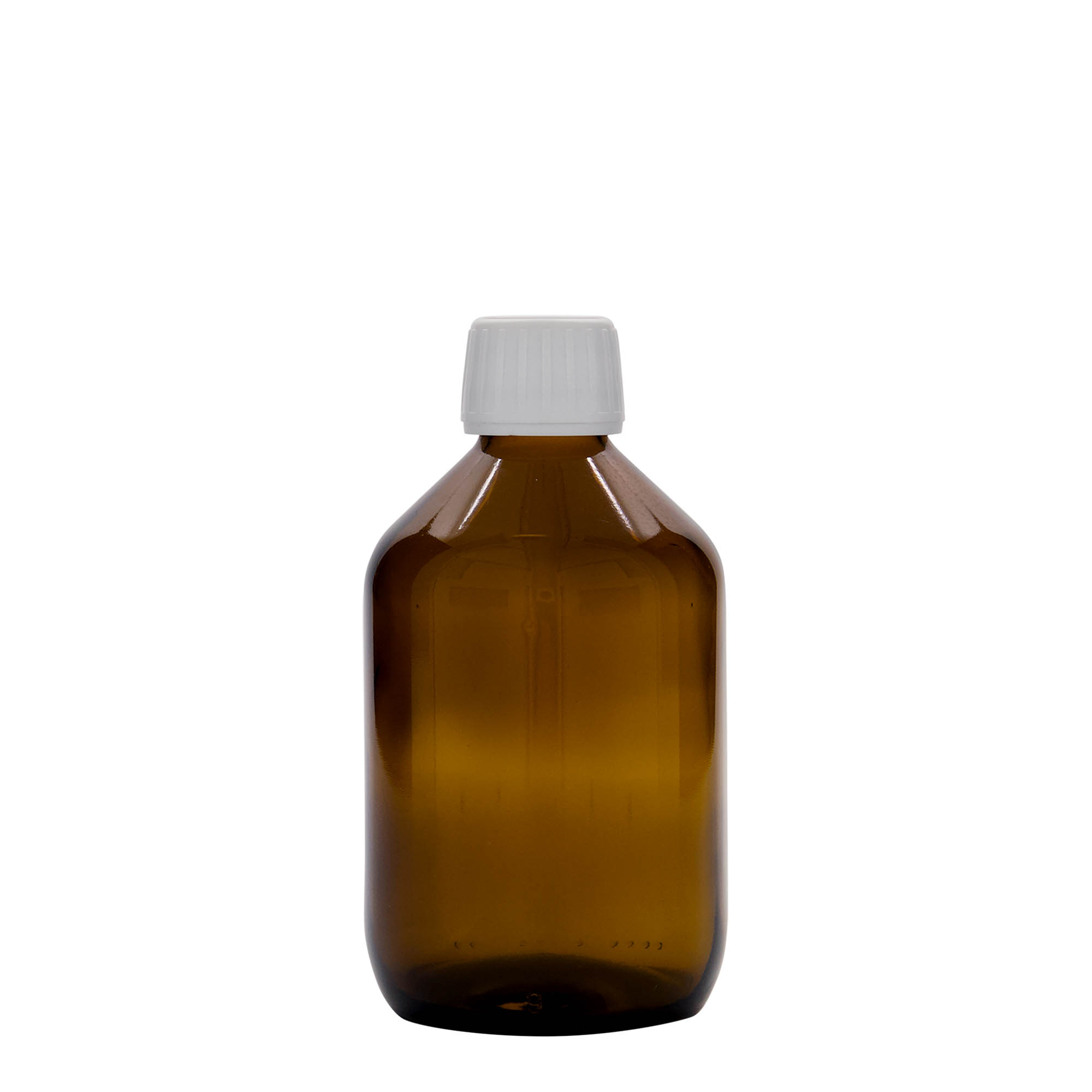 300 ml Medizinflasche, braun, Glas, Mündung: PP 28 300 ml Medizinflasche, braun, Glas, Mündung: PP 28