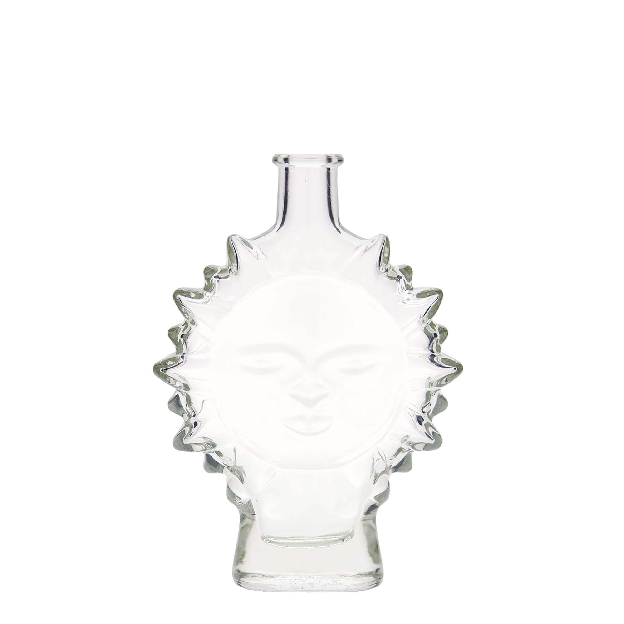 200 ml Glasflasche «Sonne», Mündung: Kork
