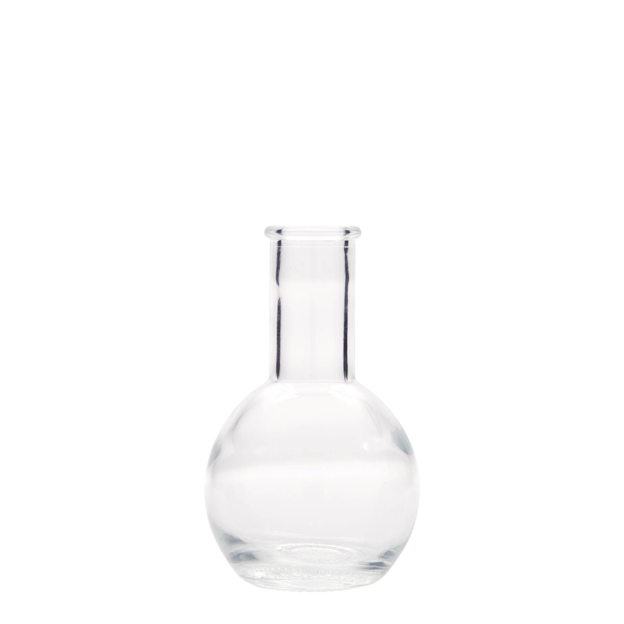 100 ml Glasflasche «Tulipano», Mündung: Kork