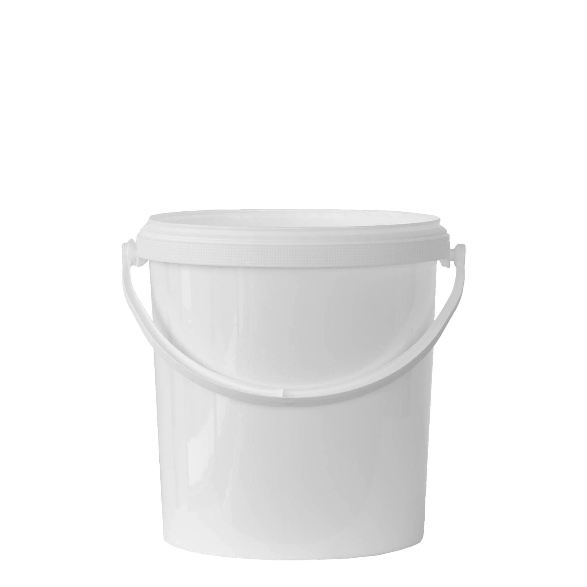 6 l Eimer, PP-Kunststoff, weiss