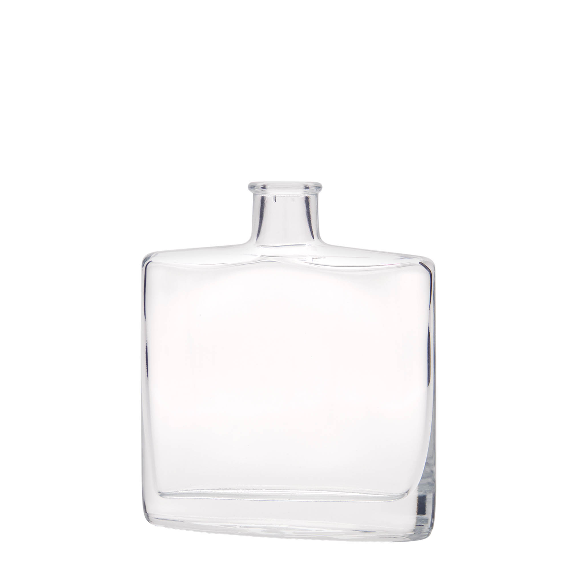 200 ml Glasflasche «Zorbas», oval, Mündung: Kork