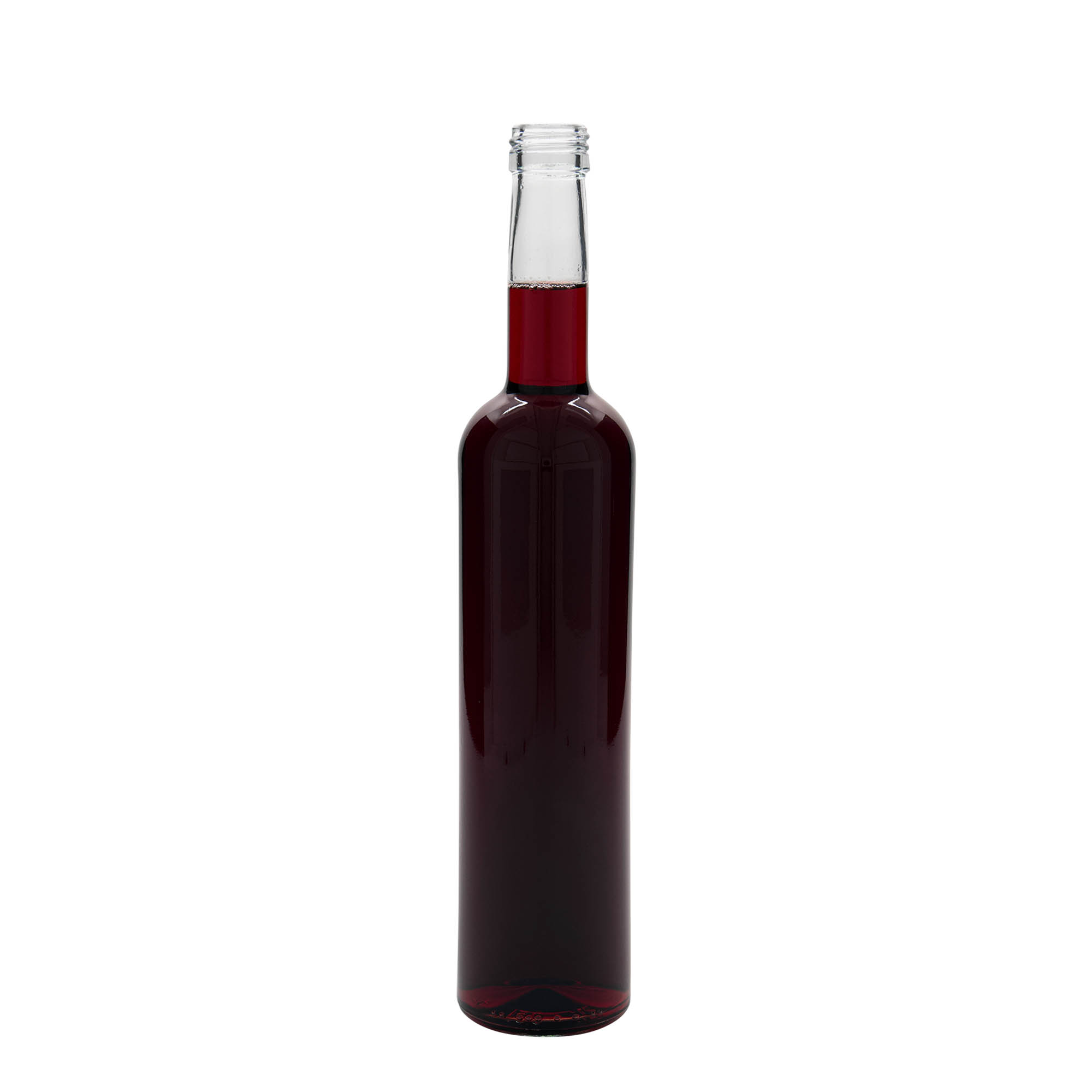 500 ml Glasflasche 'Bordeaux', Mündung: PP 28 500 ml Glasflasche 'Bordeaux', Mündung: PP 28