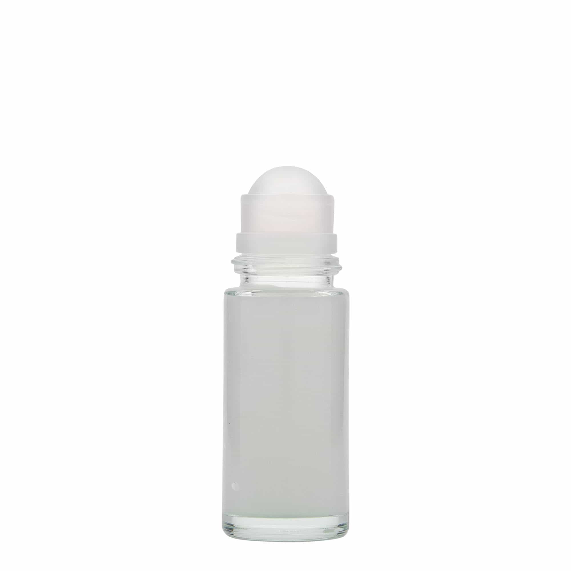 50 ml Roll-On-Flasche, Glas, Mündung: Schraubverschluss