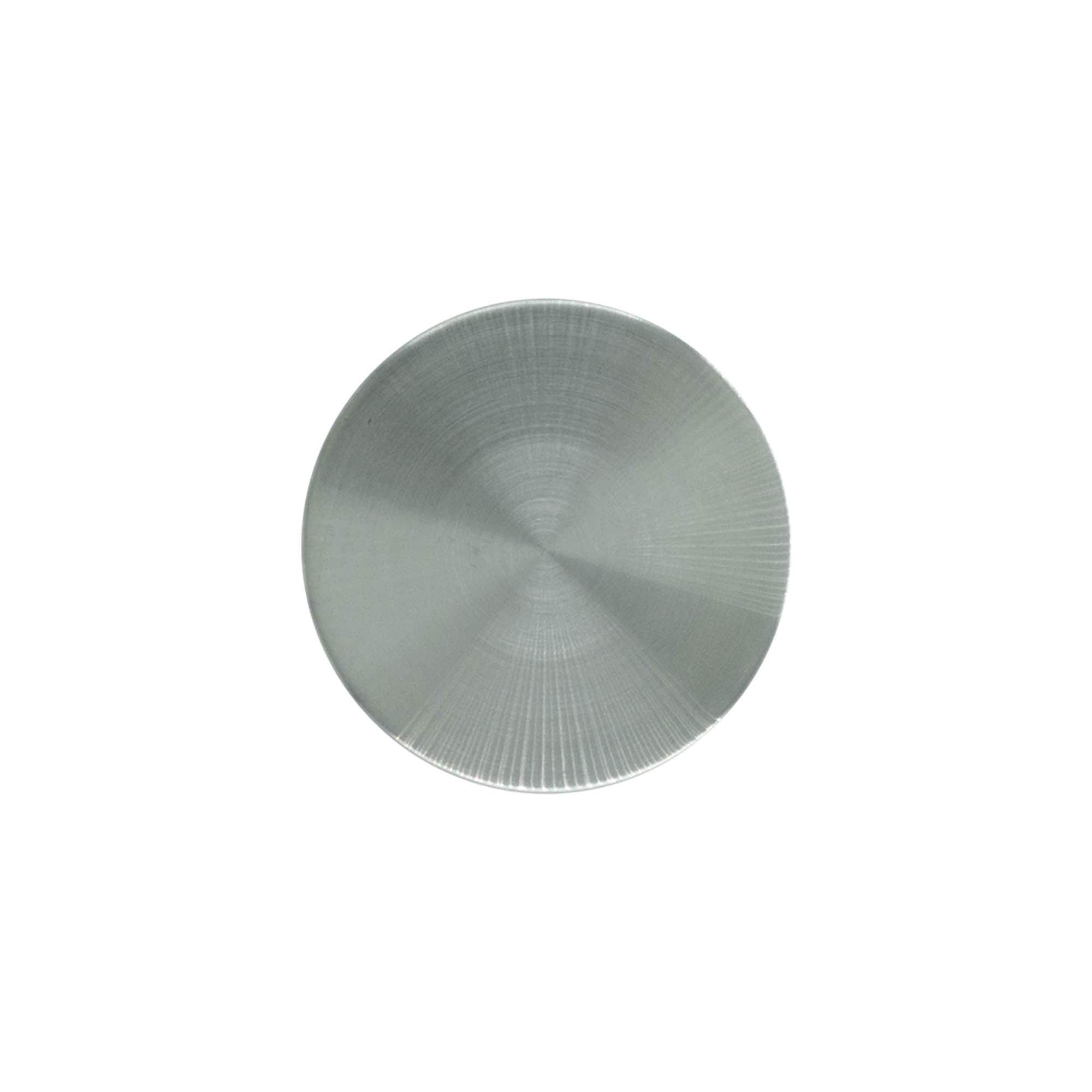 Schraubdeckel «Perseus», Metall, silber