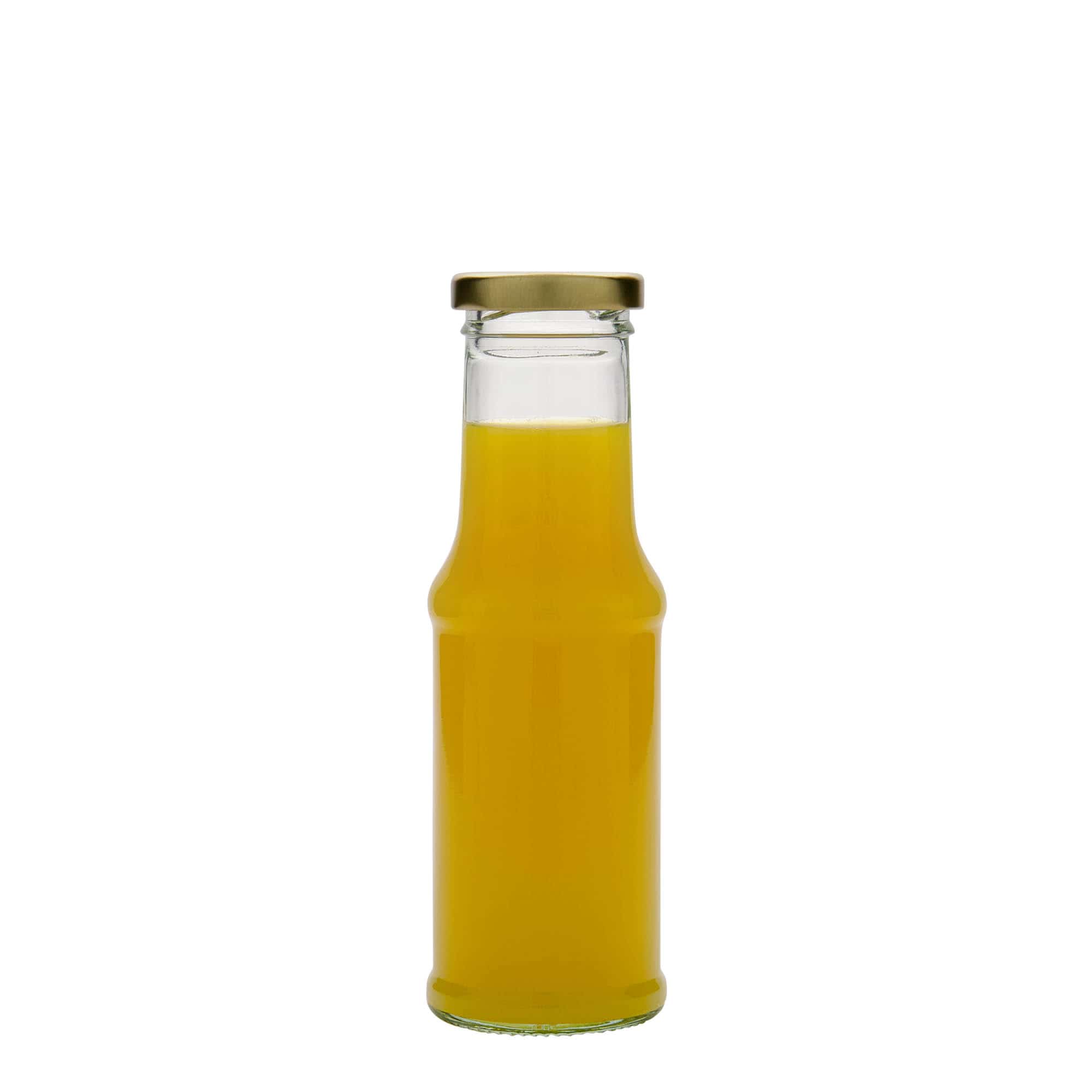 200 ml Sossenflasche, Glas, Mündung: Twist-off (TO 43)
