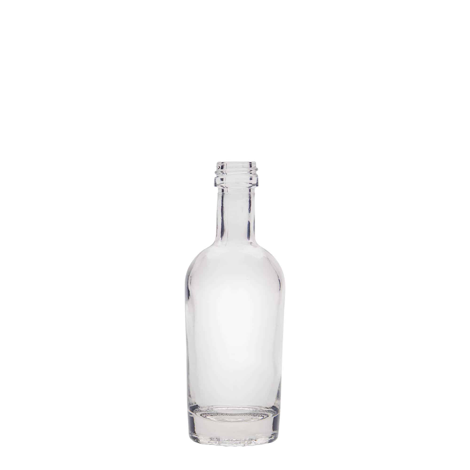 50 ml Glasflasche 'Pepe', Mündung: PP 18