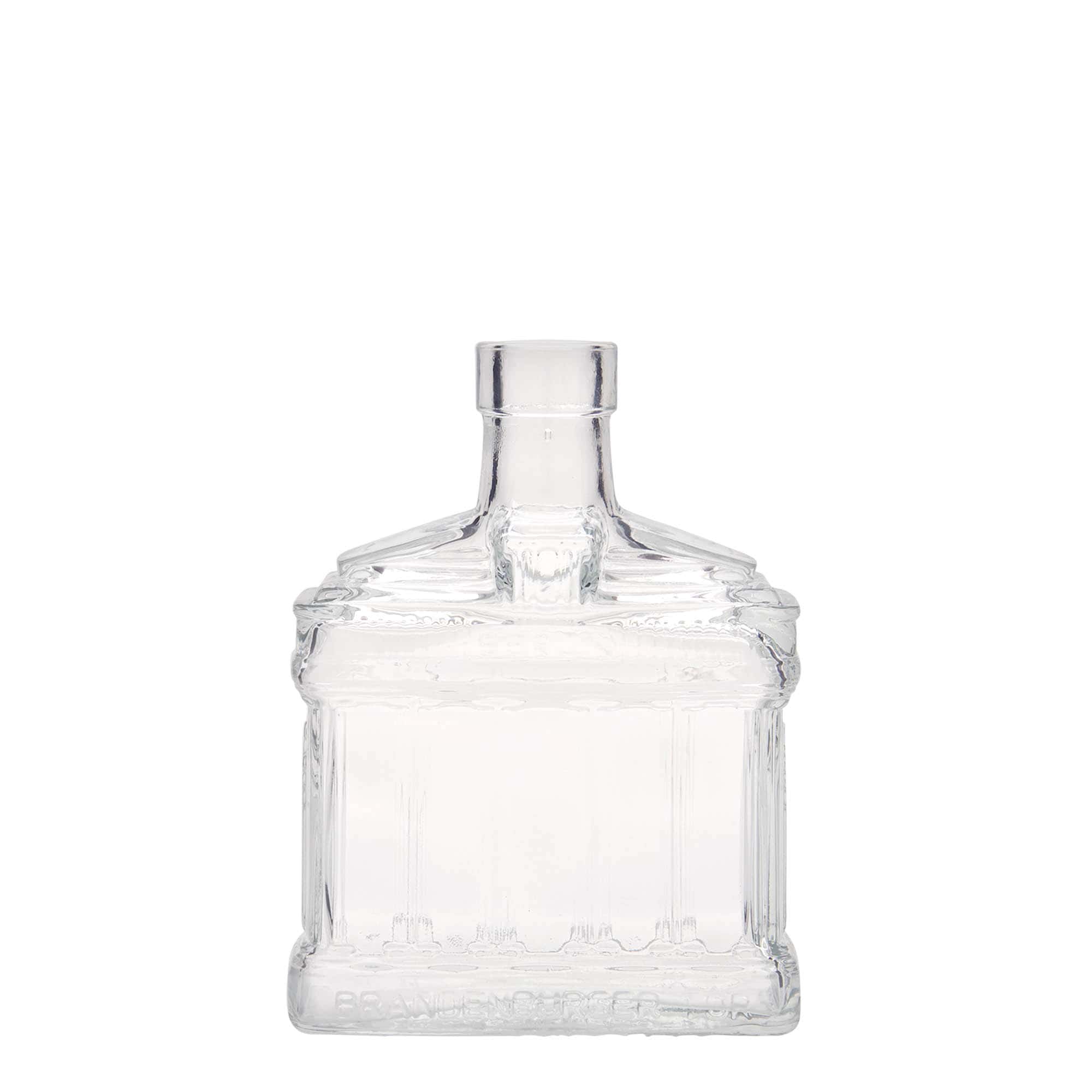 200 ml Glasflasche 'Brandenburger Tor', Mündung: Kork 200 ml Glasflasche 'Brandenburger Tor', Mündung: Kork