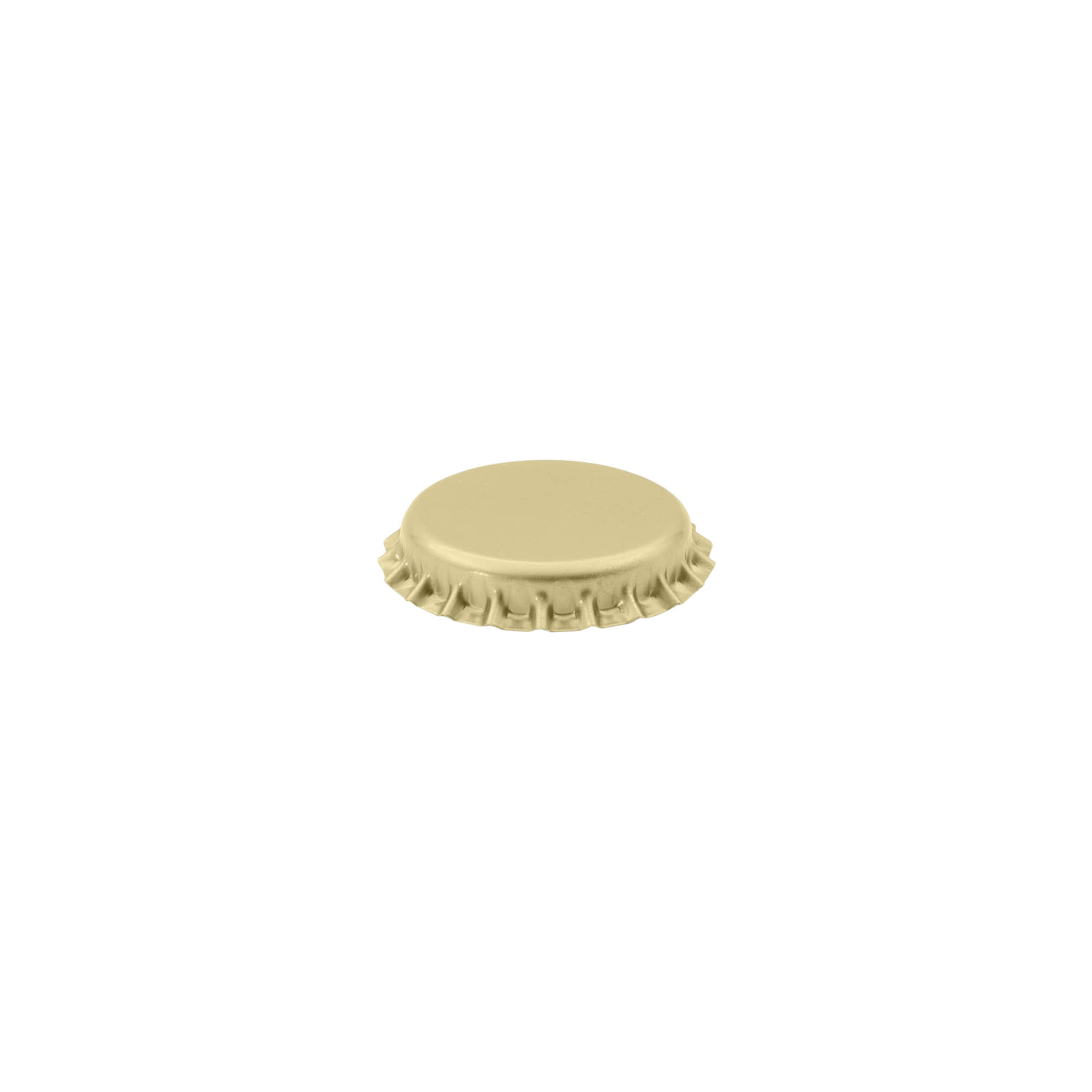 Kronkorken 26 mm, Metall, gold Kronkorken 26 mm, Metall, gold
