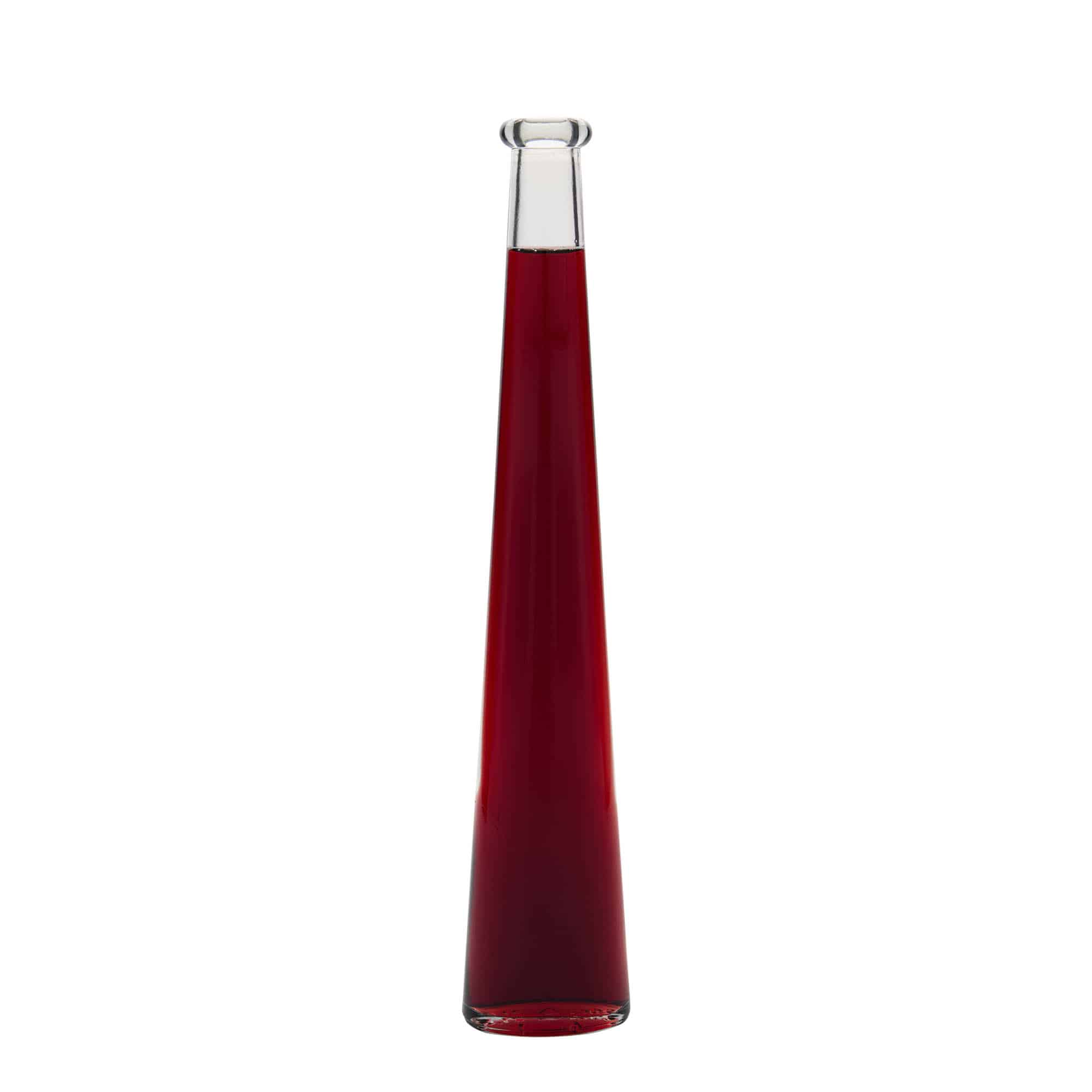 200 ml Glasflasche «Dama Ovale», oval, Mündung: Kork