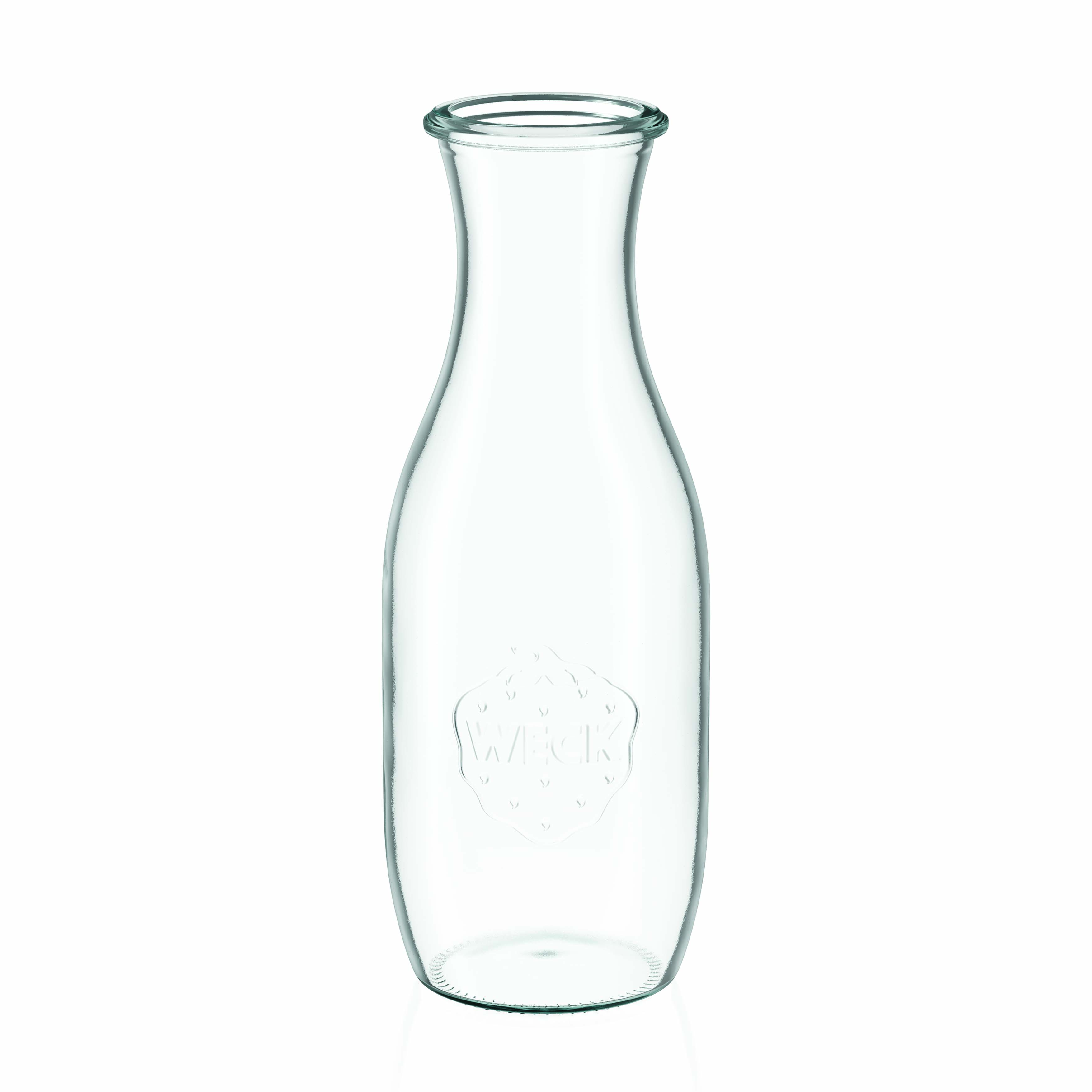 6x 1000 ml WECK-Saftflasche mit Glasdeckel RR 60