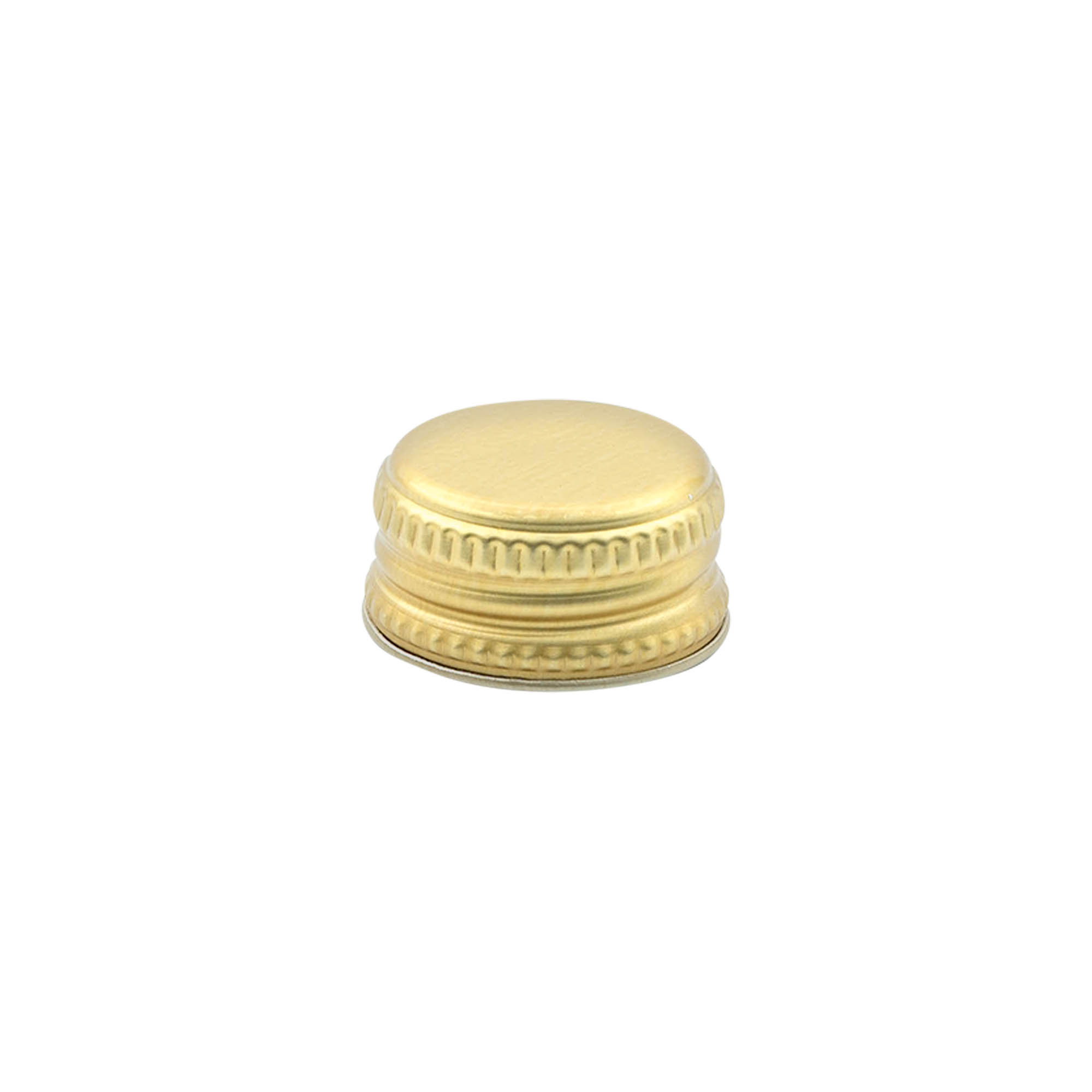 Schraubverschluss, Metall, gold, für Mündung: PP 28