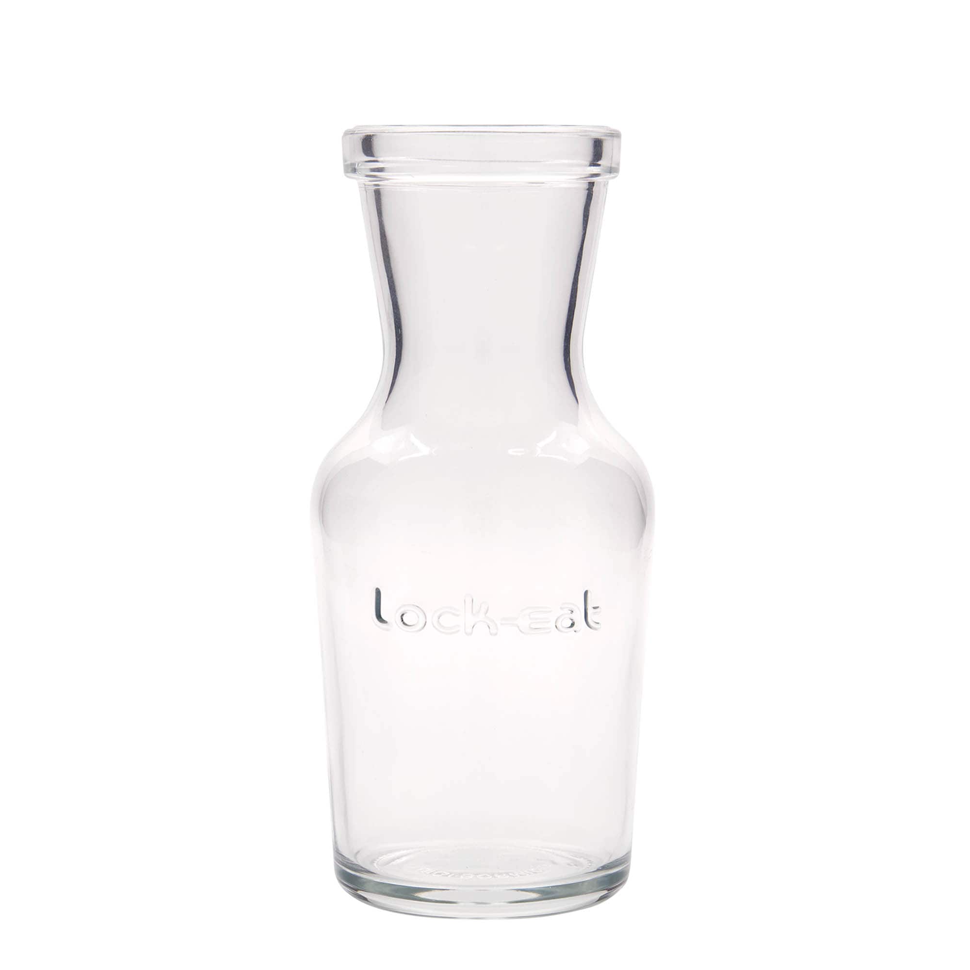 500 ml Glaskaraffe «Lock-Eat», Mündung: Drahtbügelverschluss