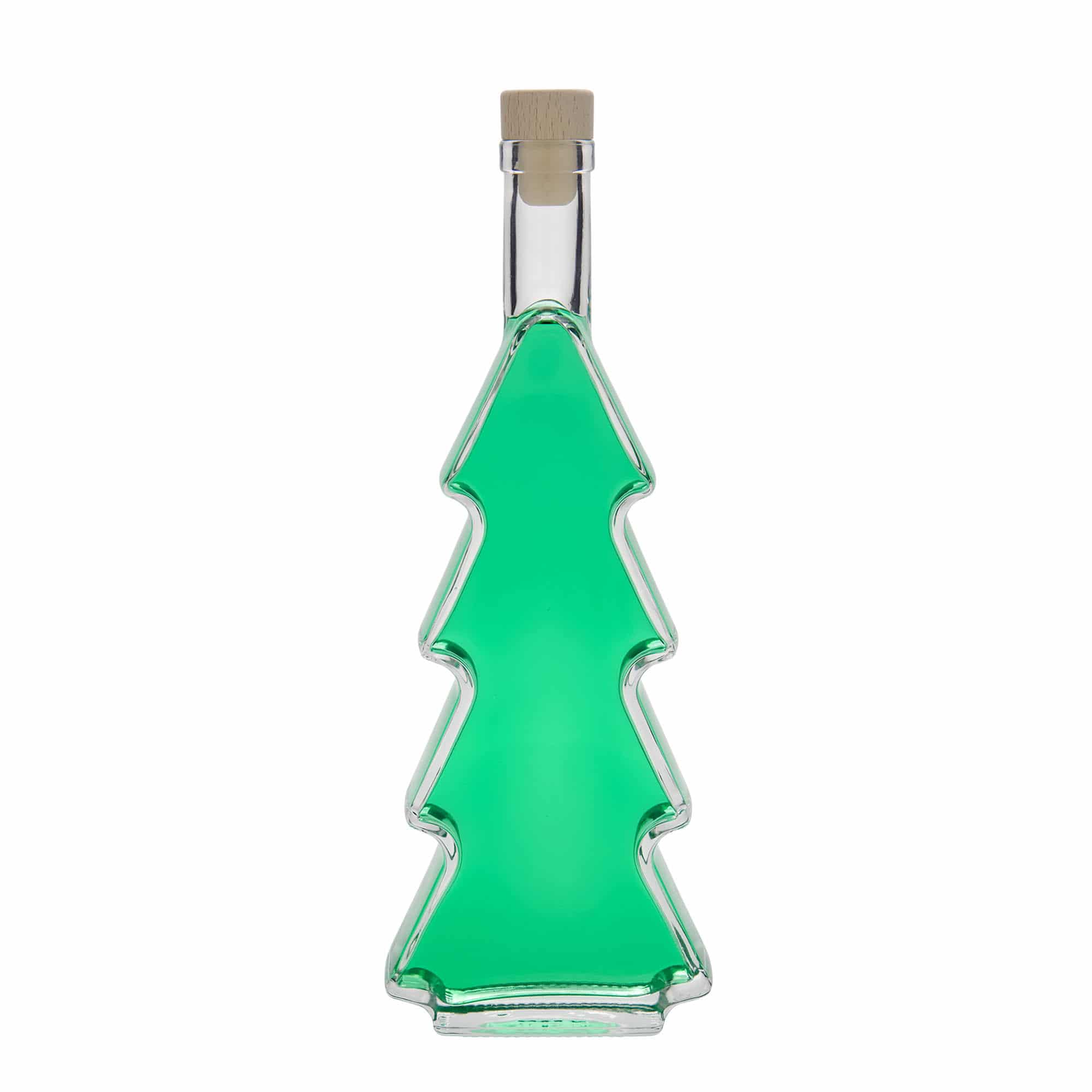 500 ml Glasflasche «Tannenbaum», Mündung: Kork