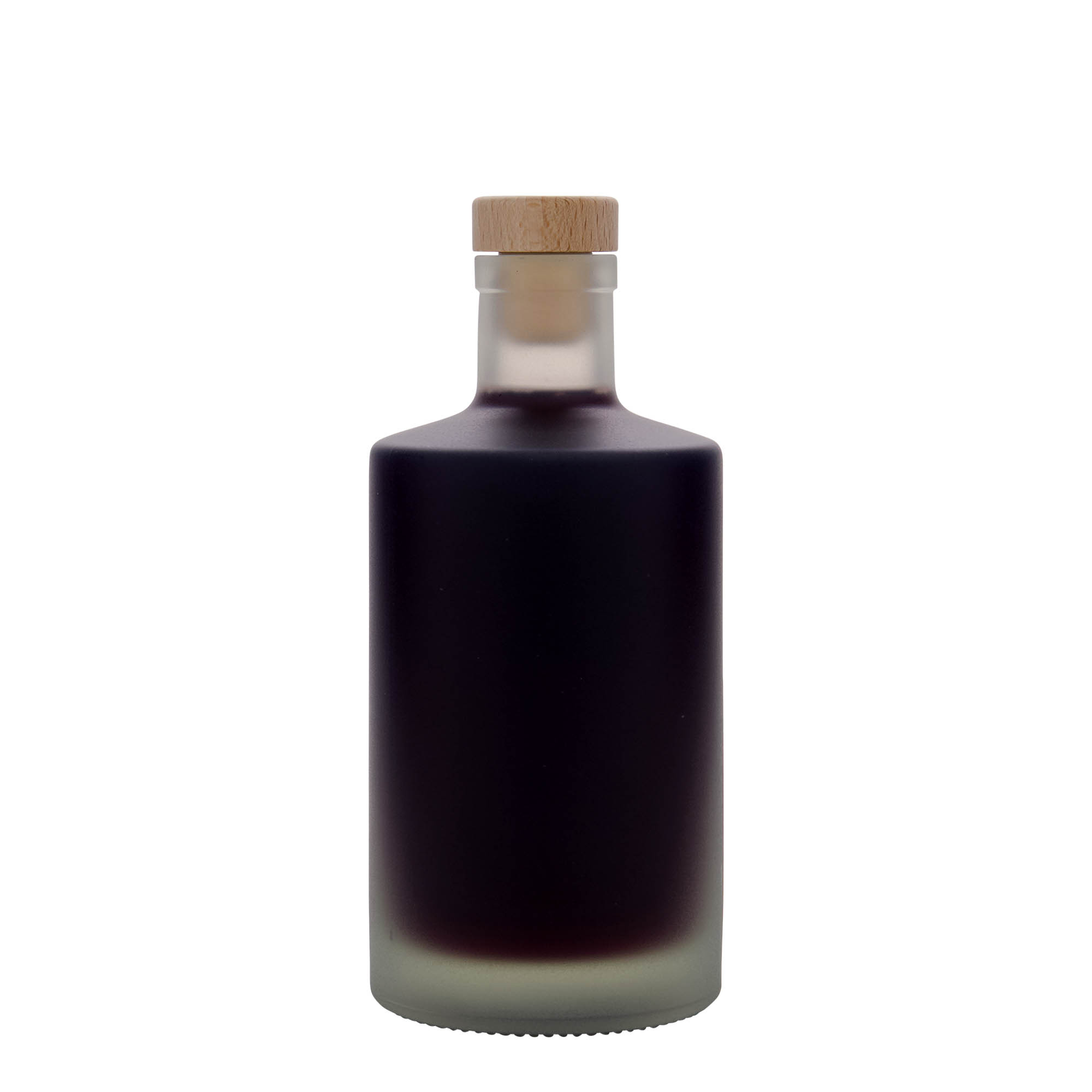 500 ml Glasflasche «Caroline», geeist, Mündung: Kork