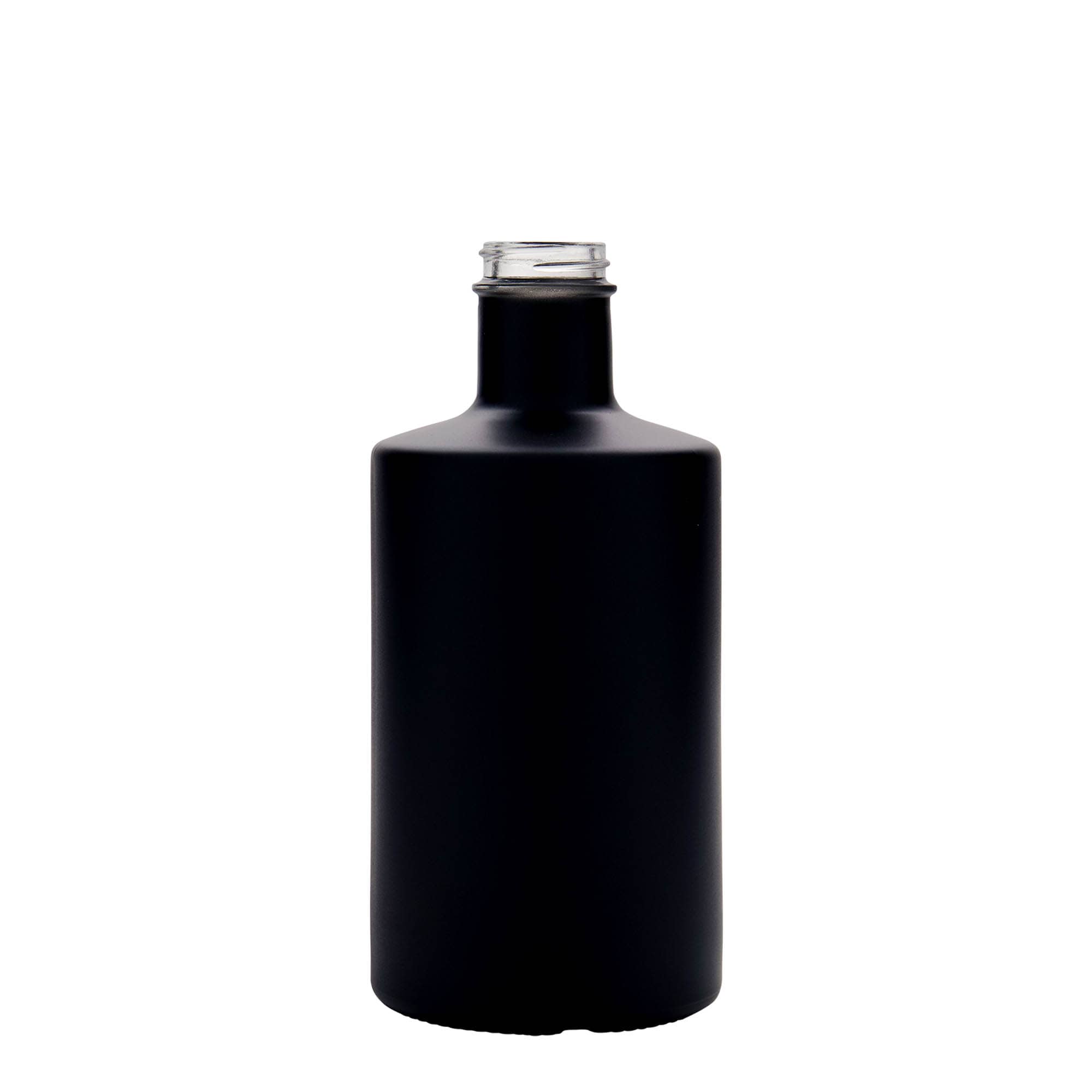 500 ml Glasflasche 'Caroline', schwarz, Mündung: GPI 33 500 ml Glasflasche 'Caroline', schwarz, Mündung: GPI 33