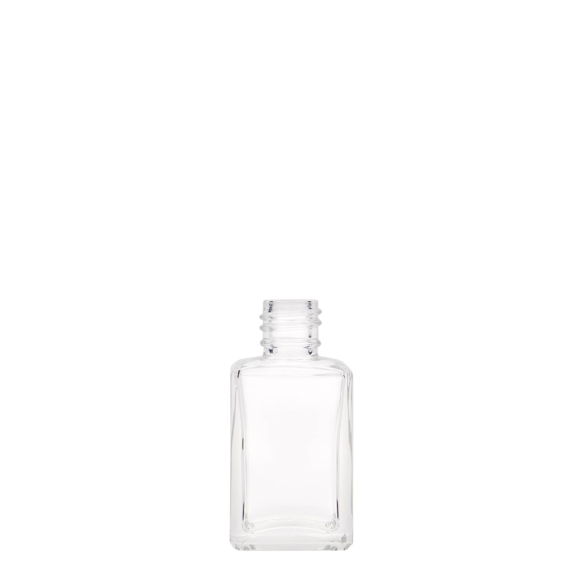 30 ml Glasflasche «Tamme», quadratisch, Mündung: PP 18