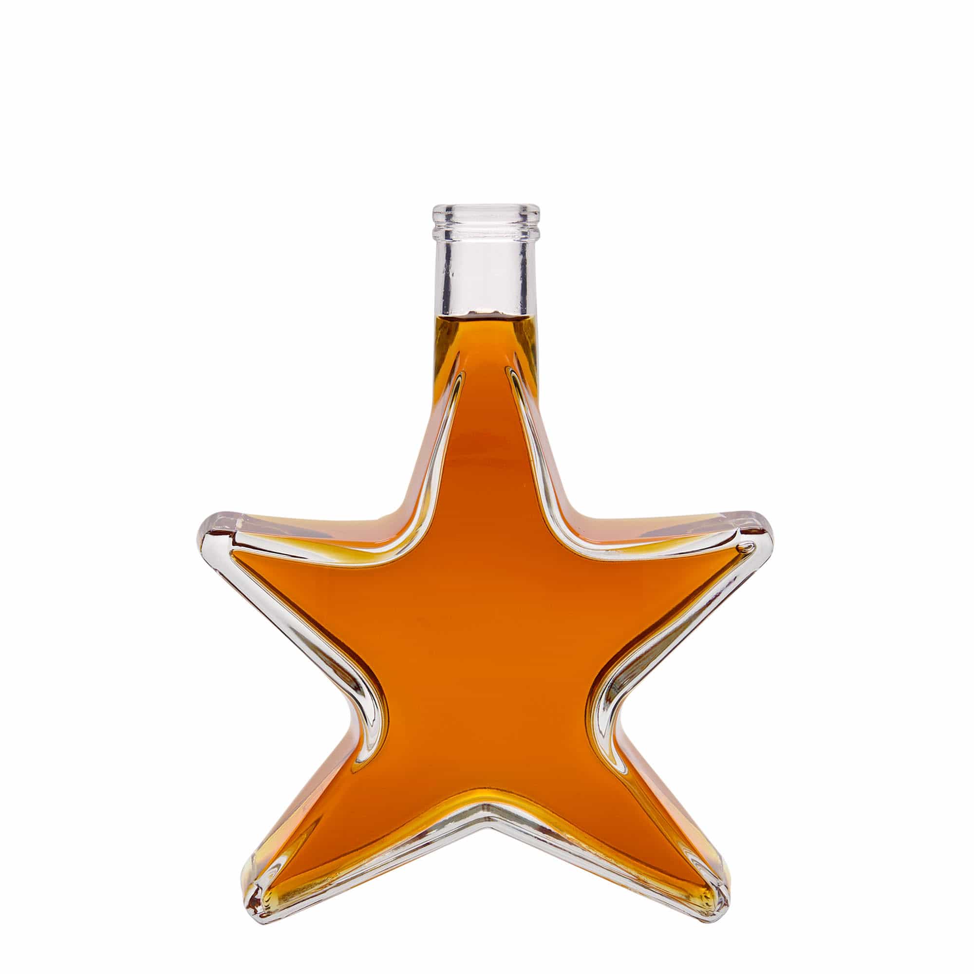 350 ml Glasflasche «Stern», Mündung: Kork