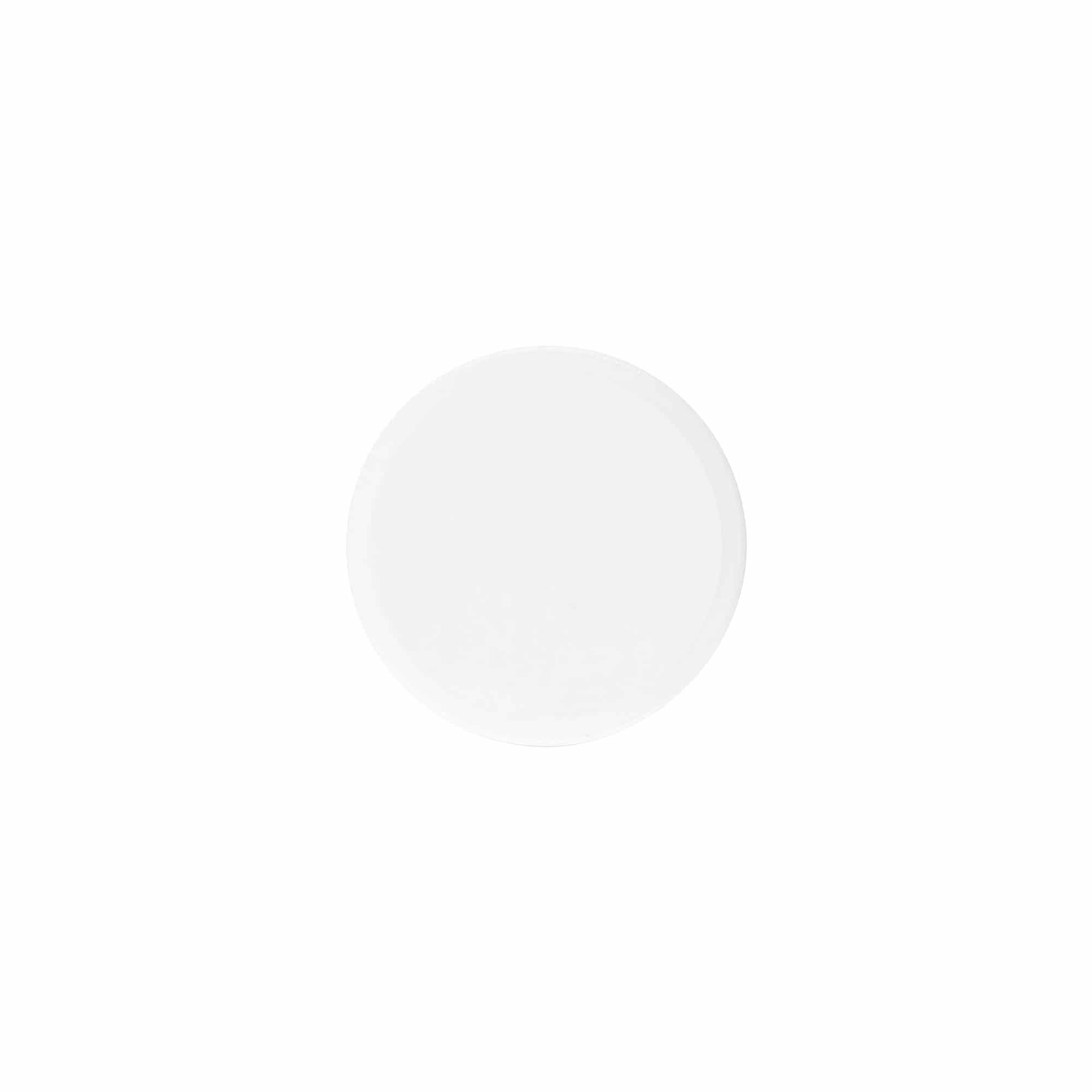 Schraubverschluss «White Line» 60ml, PP-Kunststoff, weiss