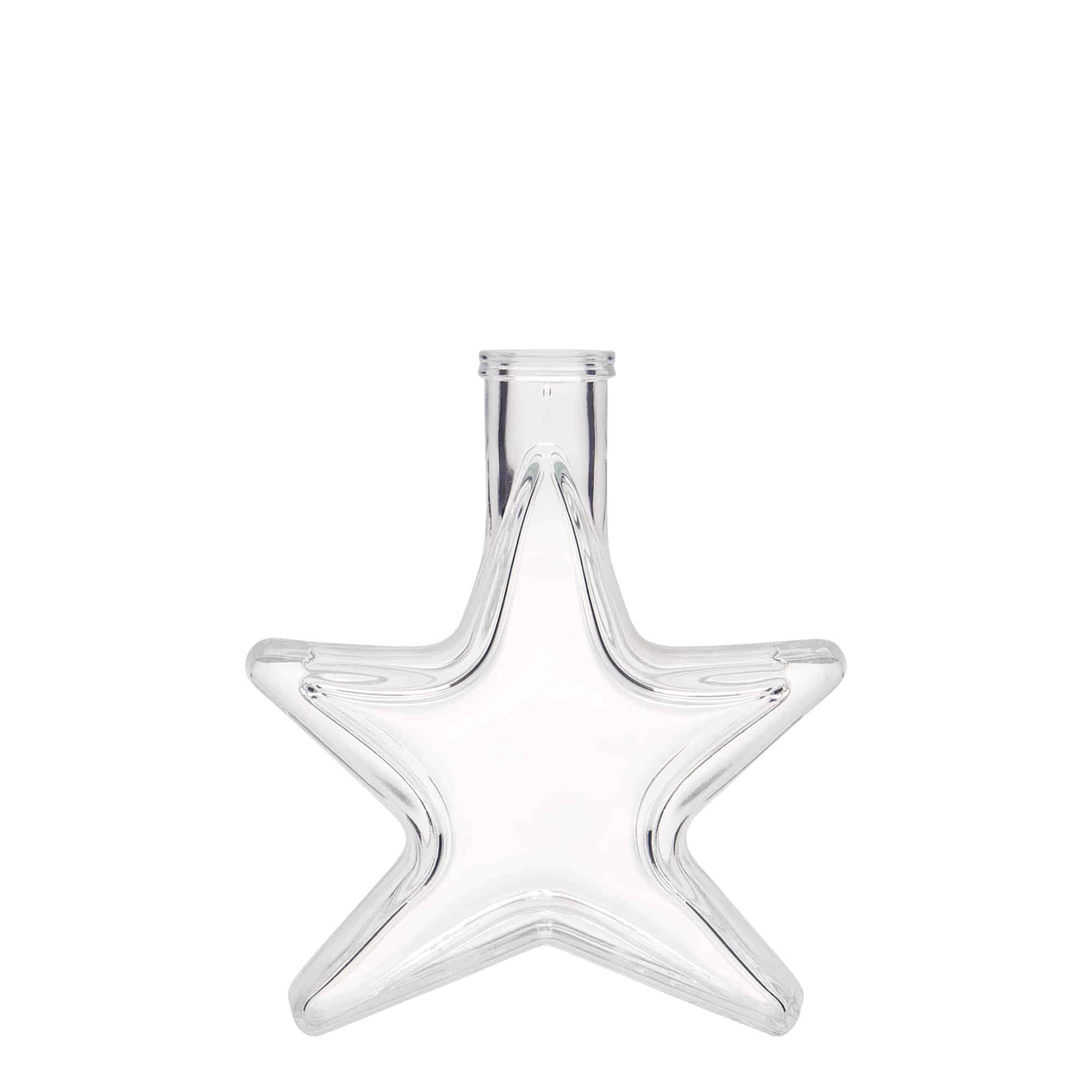 100 ml Glasflasche 'Stern', Mündung: Kork 100 ml Glasflasche 'Stern', Mündung: Kork