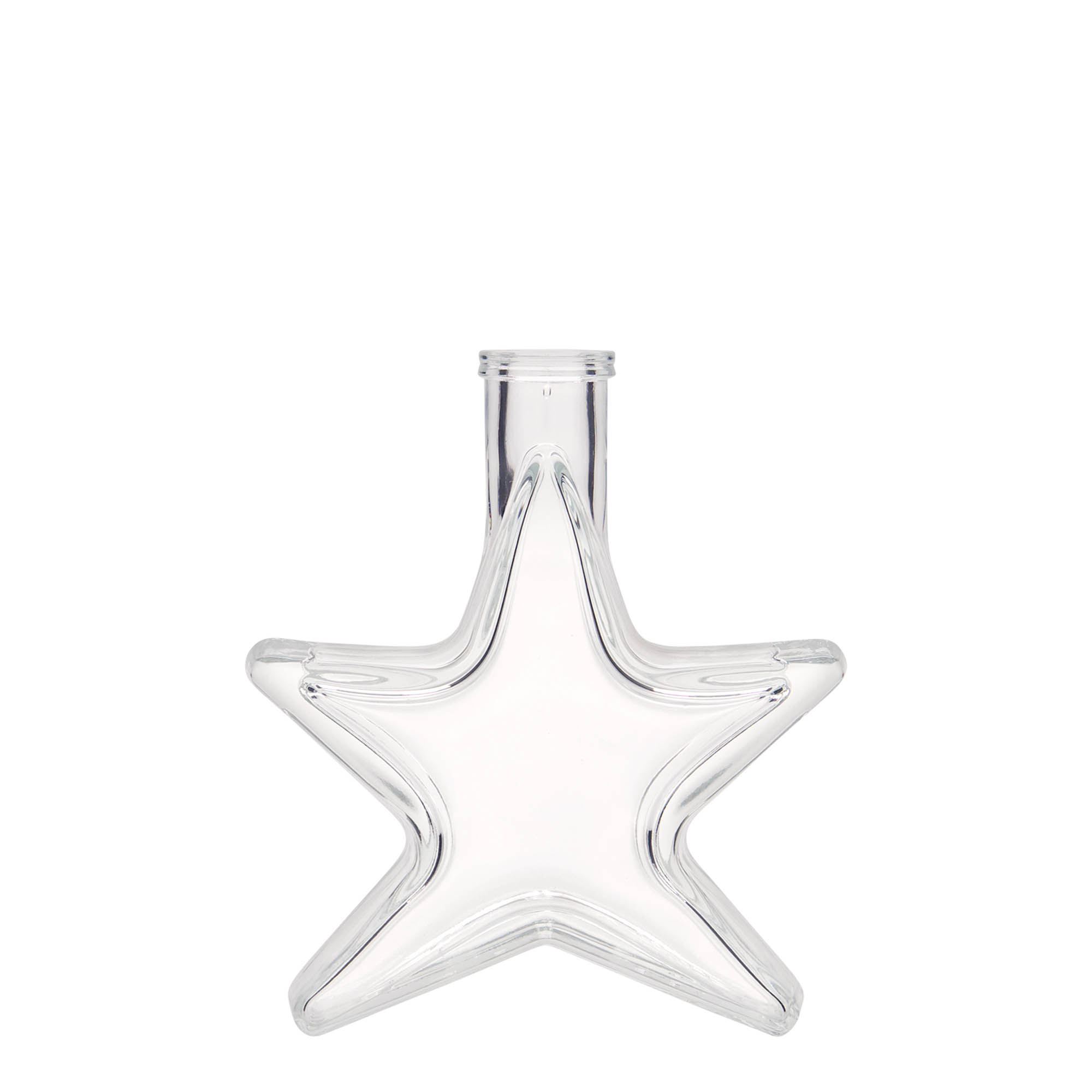 100 ml Glasflasche «Stern», Mündung: Kork