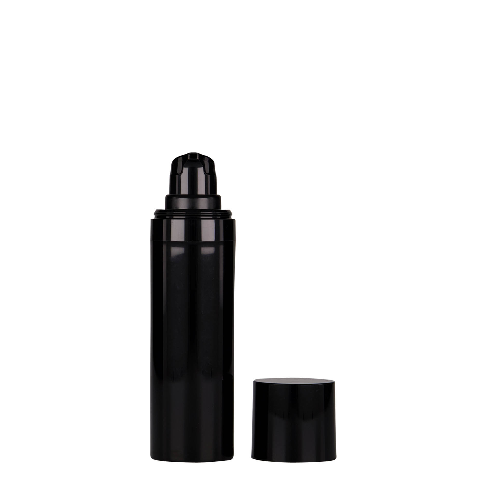 30 ml Airless Dispenser 'Micro', PP-Kunststoff, schwarz