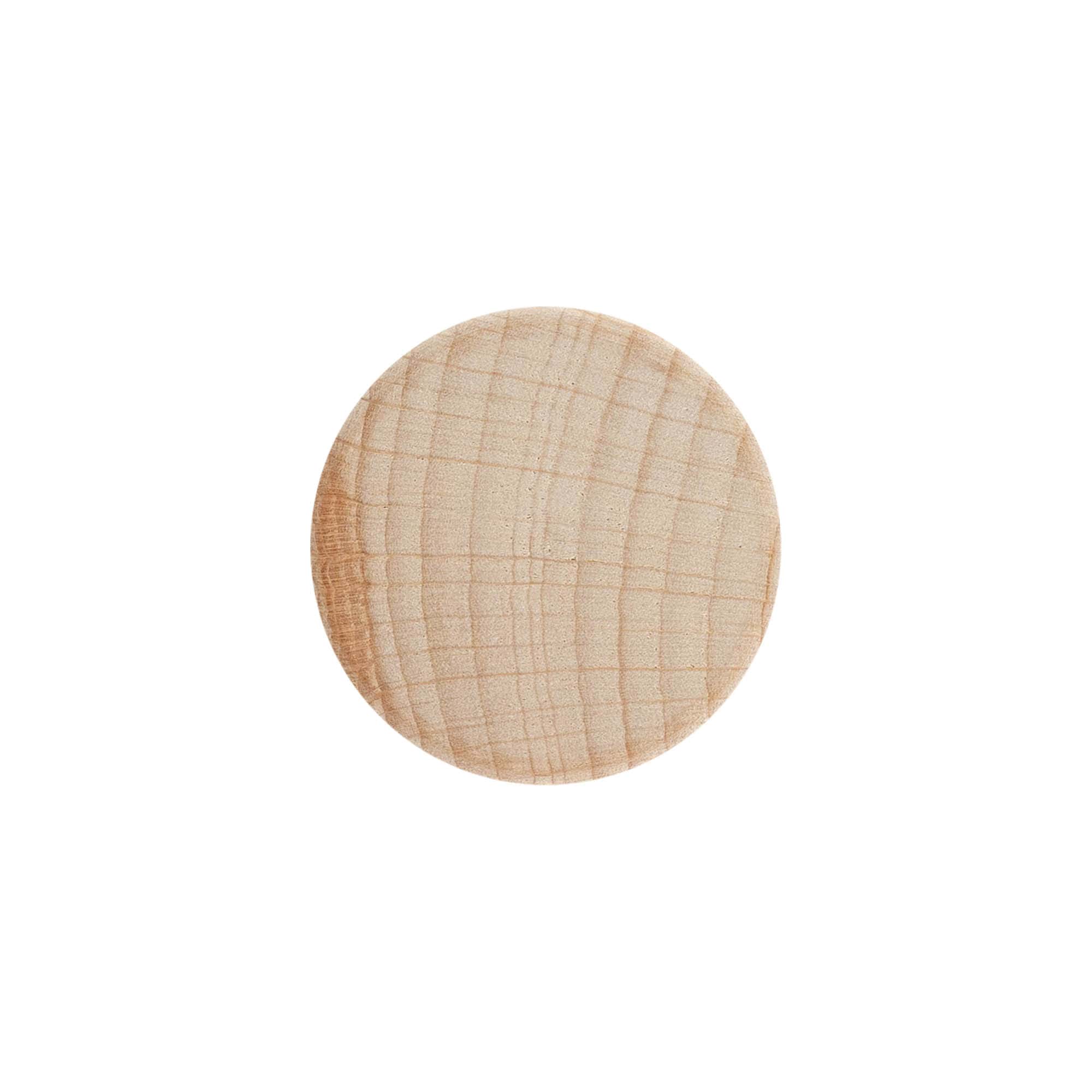 Schraubverschluss, Holz, beige, für Mündung: GPI 33/400 Schraubverschluss, Holz, beige, für Mündung: GPI 33/400