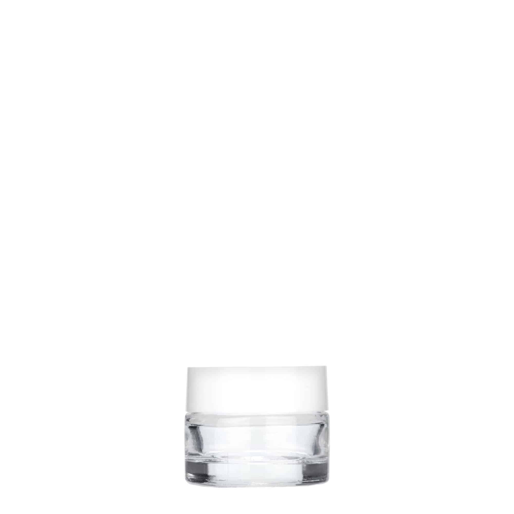5 ml Tiegel «Beauty», Glas, Mündung: Schraubverschluss