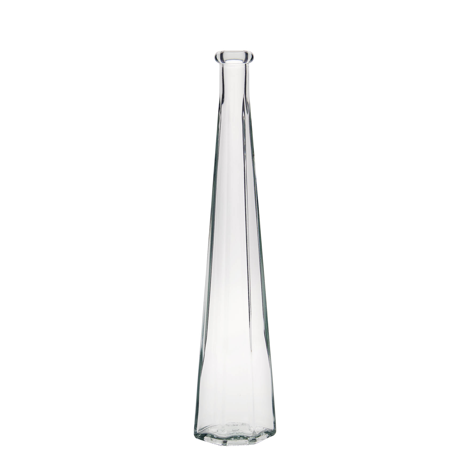 200 ml Glasflasche «Dama Sexta», sechseckig, Mündung: Kork