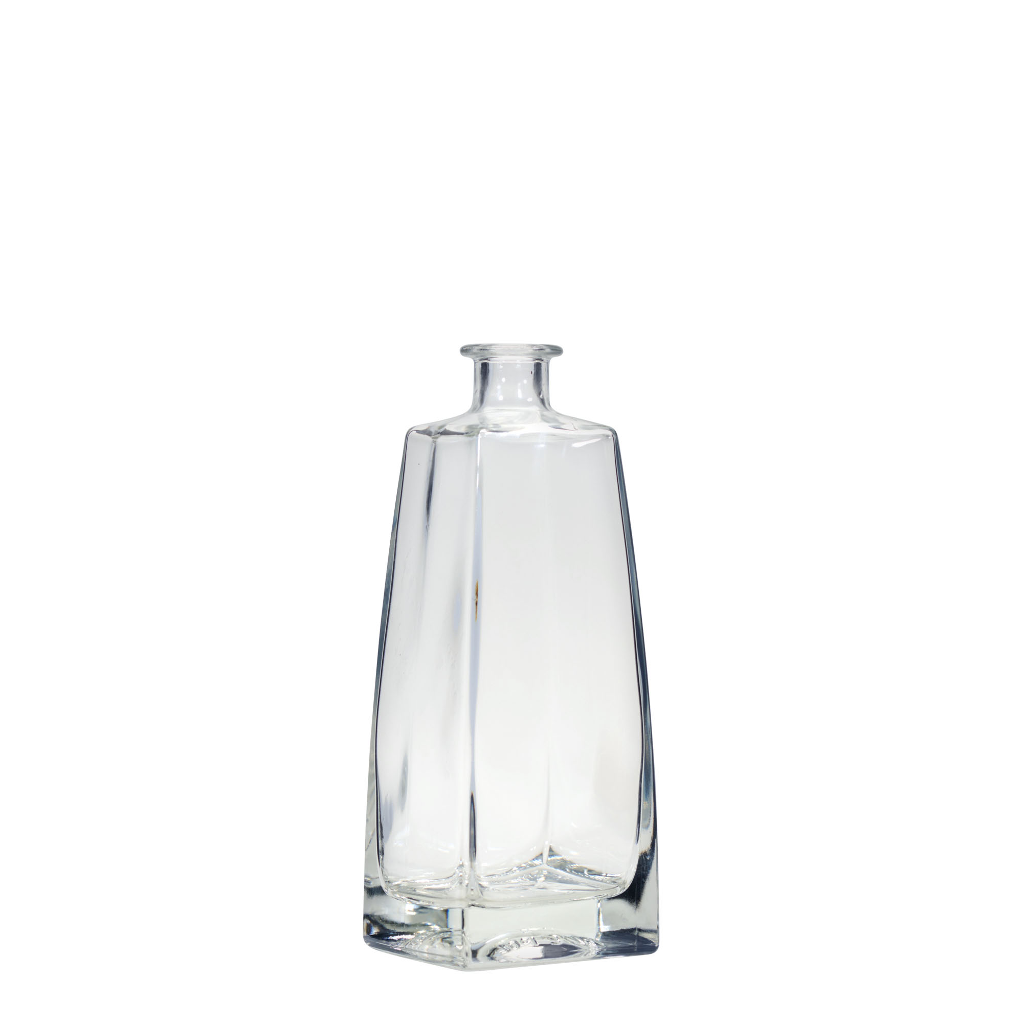 700 ml Glasflasche 'Timmy', rechteckig, Mündung: Kork 700 ml Glasflasche 'Timmy', rechteckig, Mündung: Kork