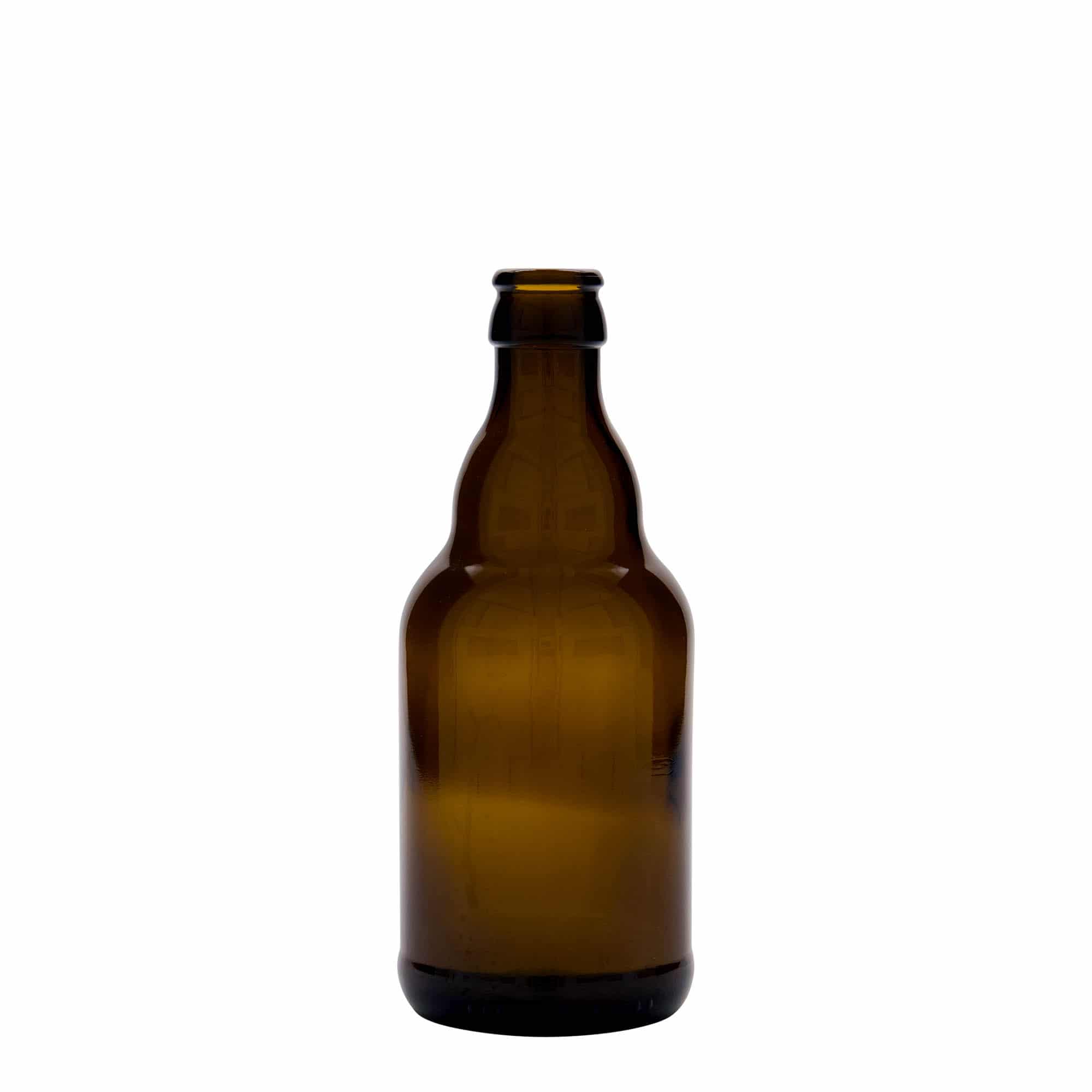 330 ml Bierflasche 'Steinie', Glas, braun, Mündung: Kronkorken 330 ml Bierflasche 'Steinie', Glas, braun, Mündung: Kronkorken