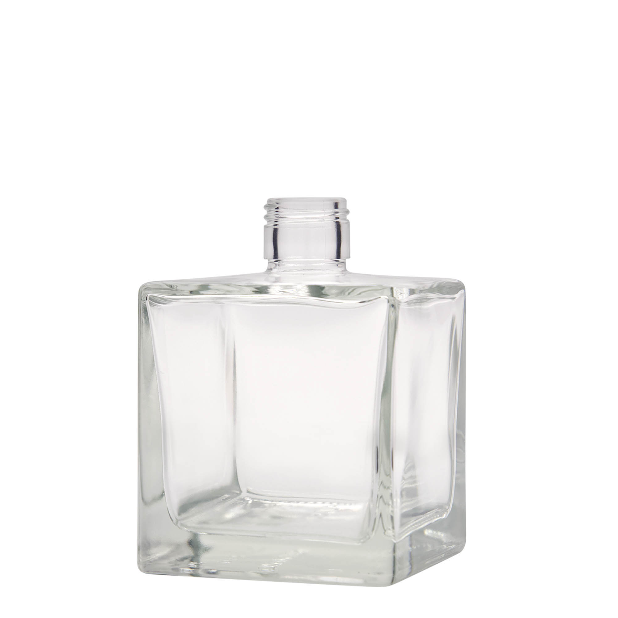 500 ml Glasflasche «Cube», quadratisch, Mündung: PP 31,5