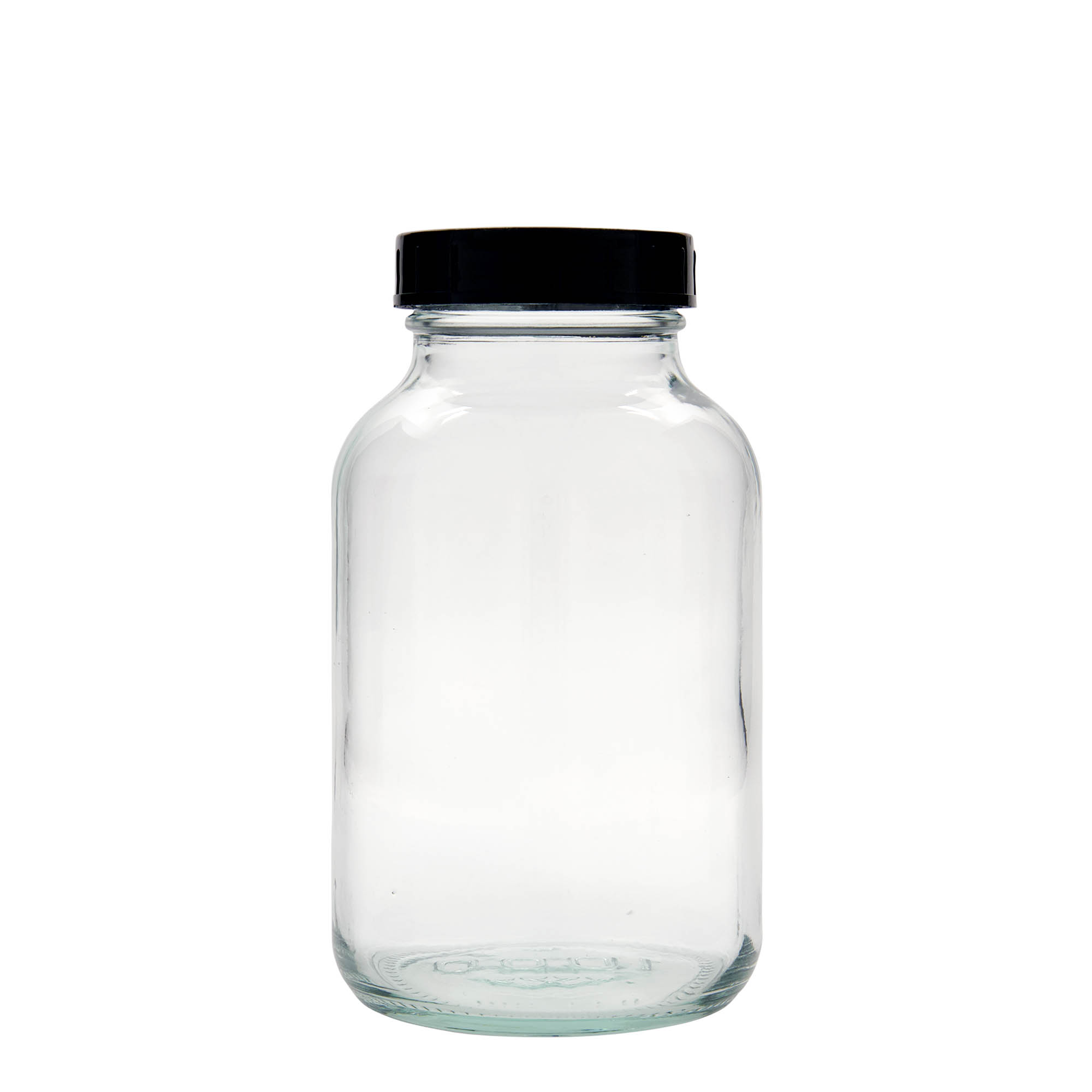1.000 ml Weithalsglas, Mündung: DIN 68