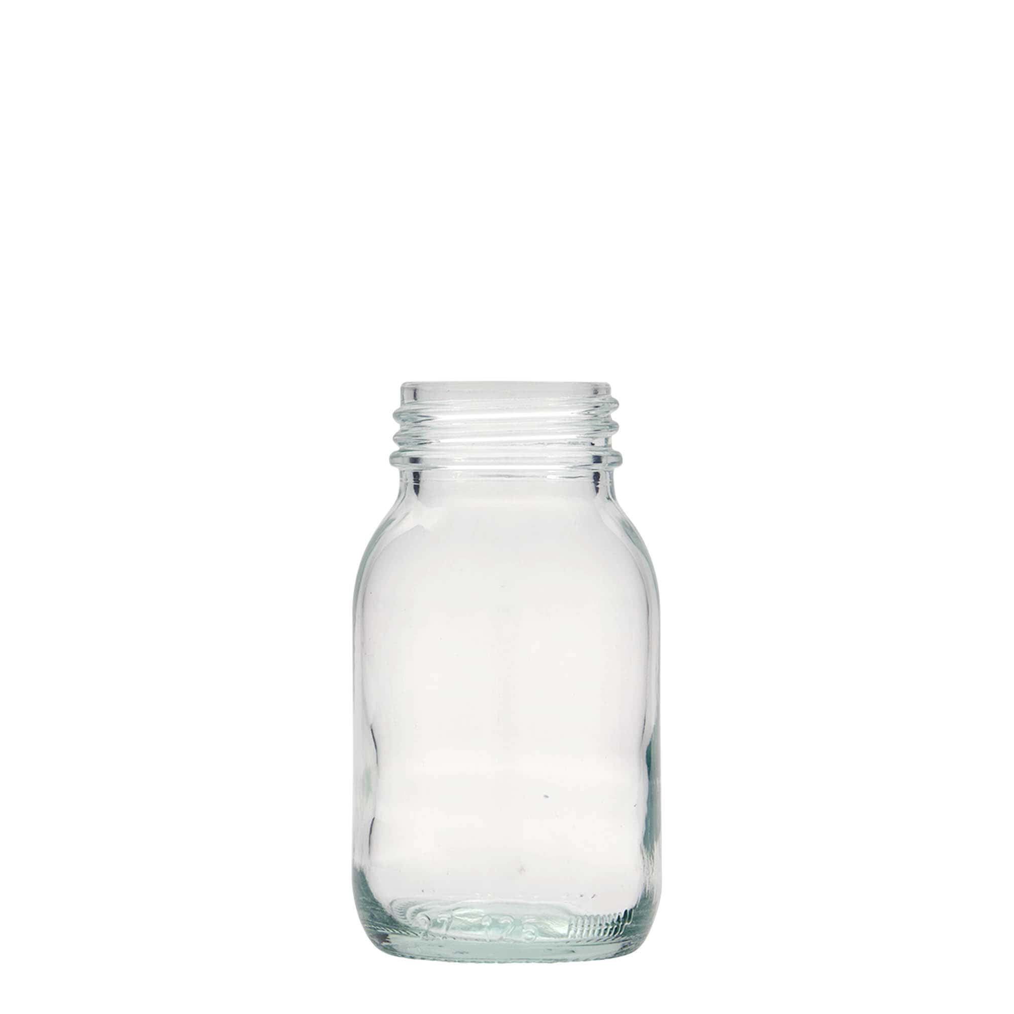 125 ml Weithalsglas, Mündung: DIN 40