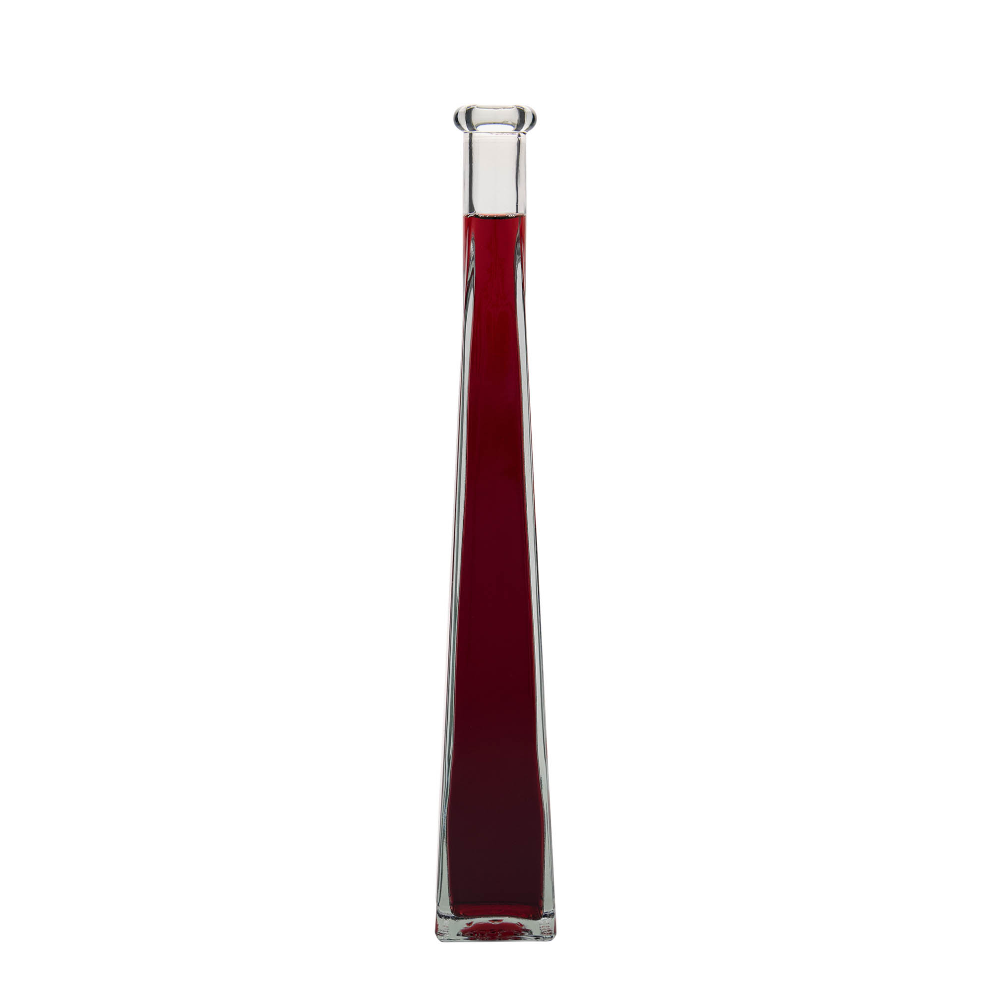 200 ml Glasflasche 'Dama Quadrato', quadratisch, Mündung: Kork 200 ml Glasflasche 'Dama Quadrato', quadratisch, Mündung: Kork