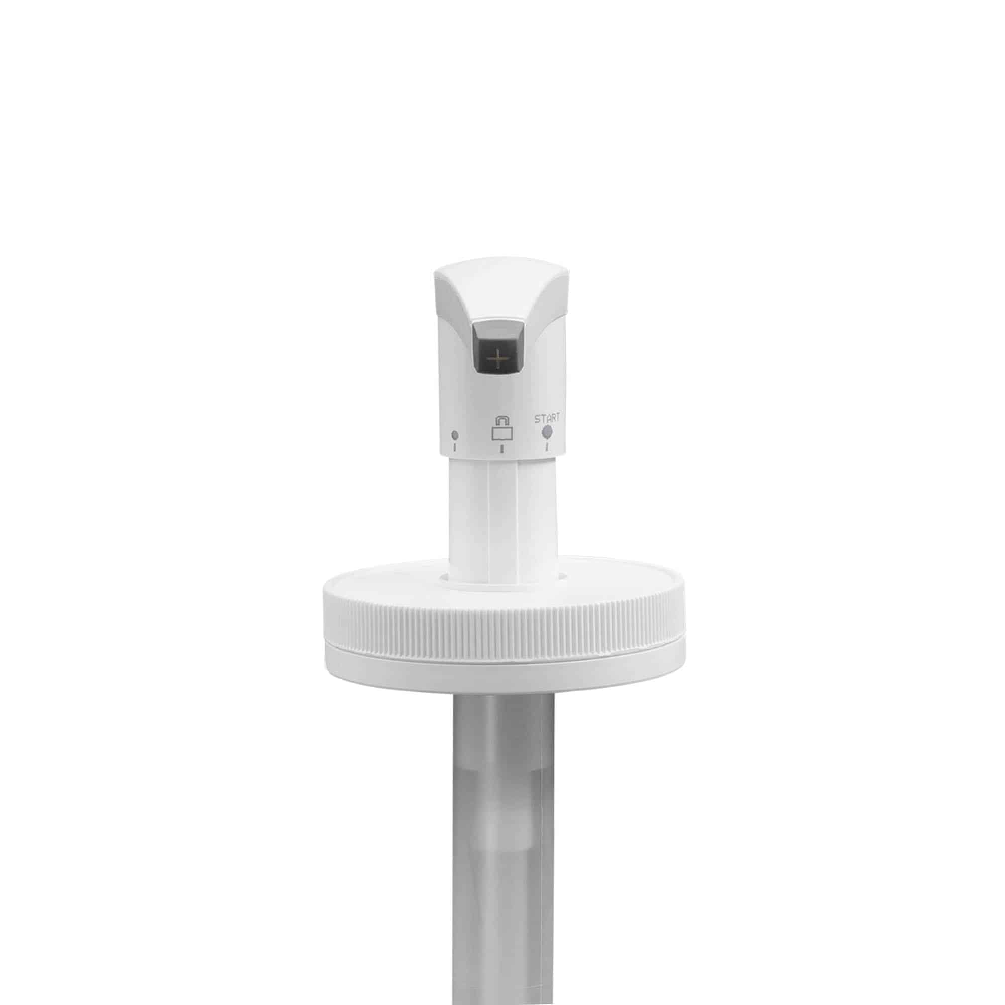 Dispenserpumpe für 655 ml «Securibox», PE-Kunststoff, weiss, für Mündung: Schraubverschluss