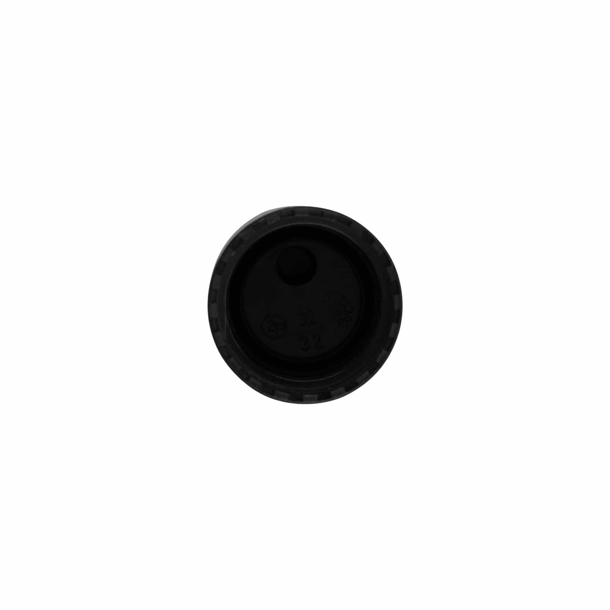 Schraubverschluss Disc Top, PP-Kunststoff, schwarz, für Mündung: 24/410