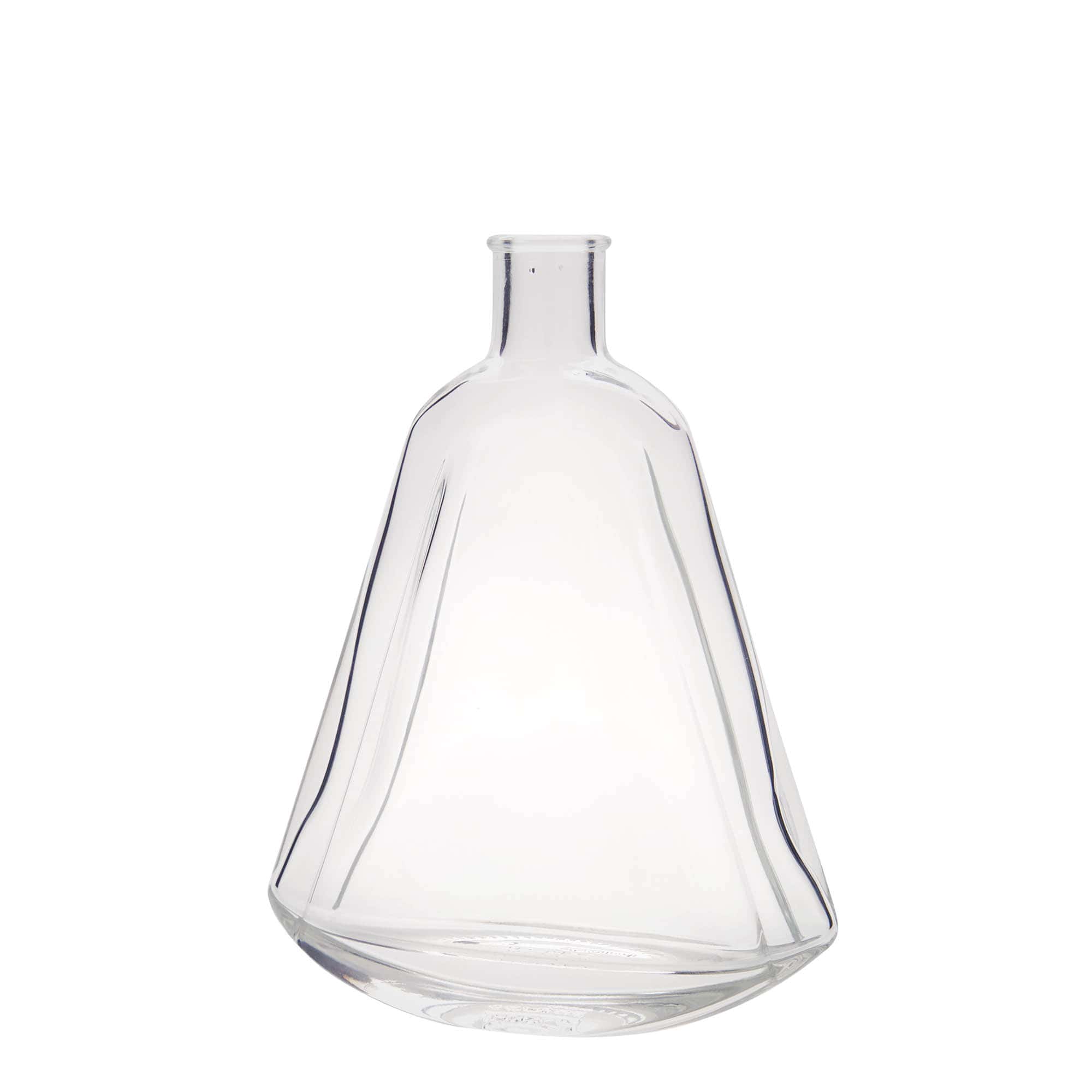 350 ml Glasflasche 'Maurizio', oval, Mündung: Kork 350 ml Glasflasche 'Maurizio', oval, Mündung: Kork