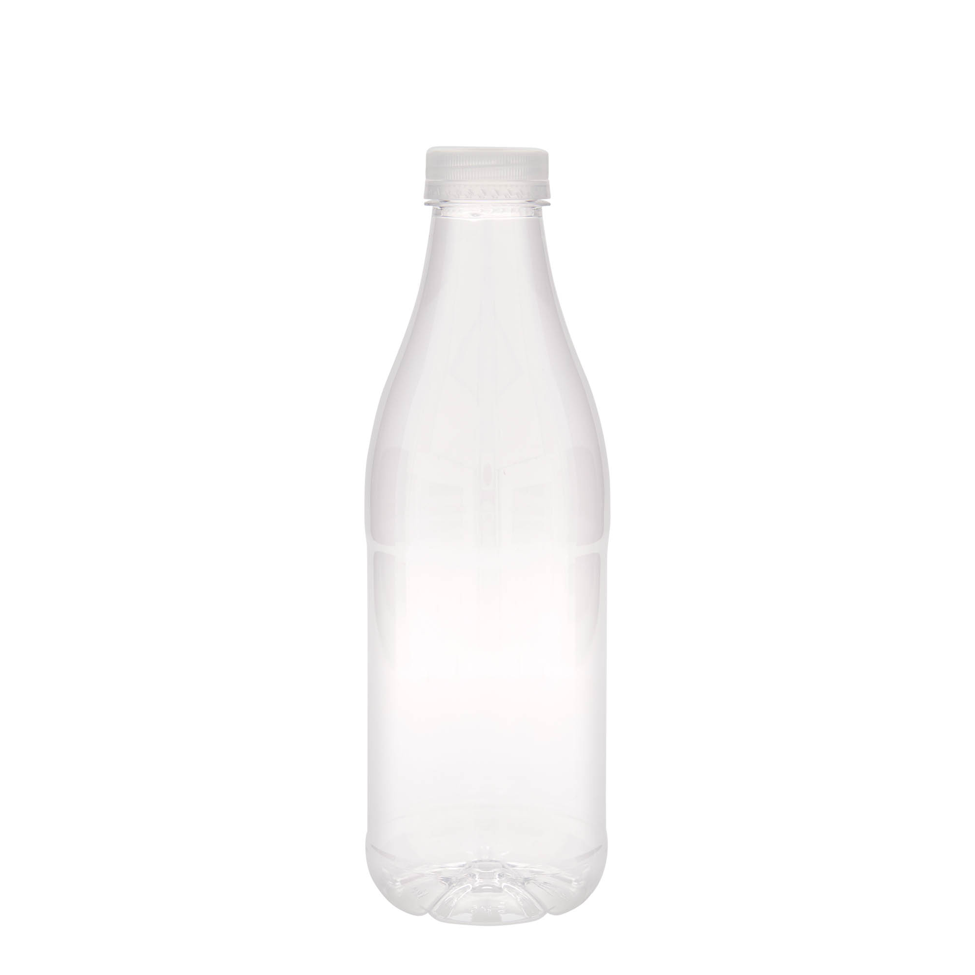 1.000 ml PET-Flasche 'Milk and Juice', Kunststoff, Mündung: 38 mm 1.000 ml PET-Flasche 'Milk and Juice', Kunststoff, Mündung: 38 mm