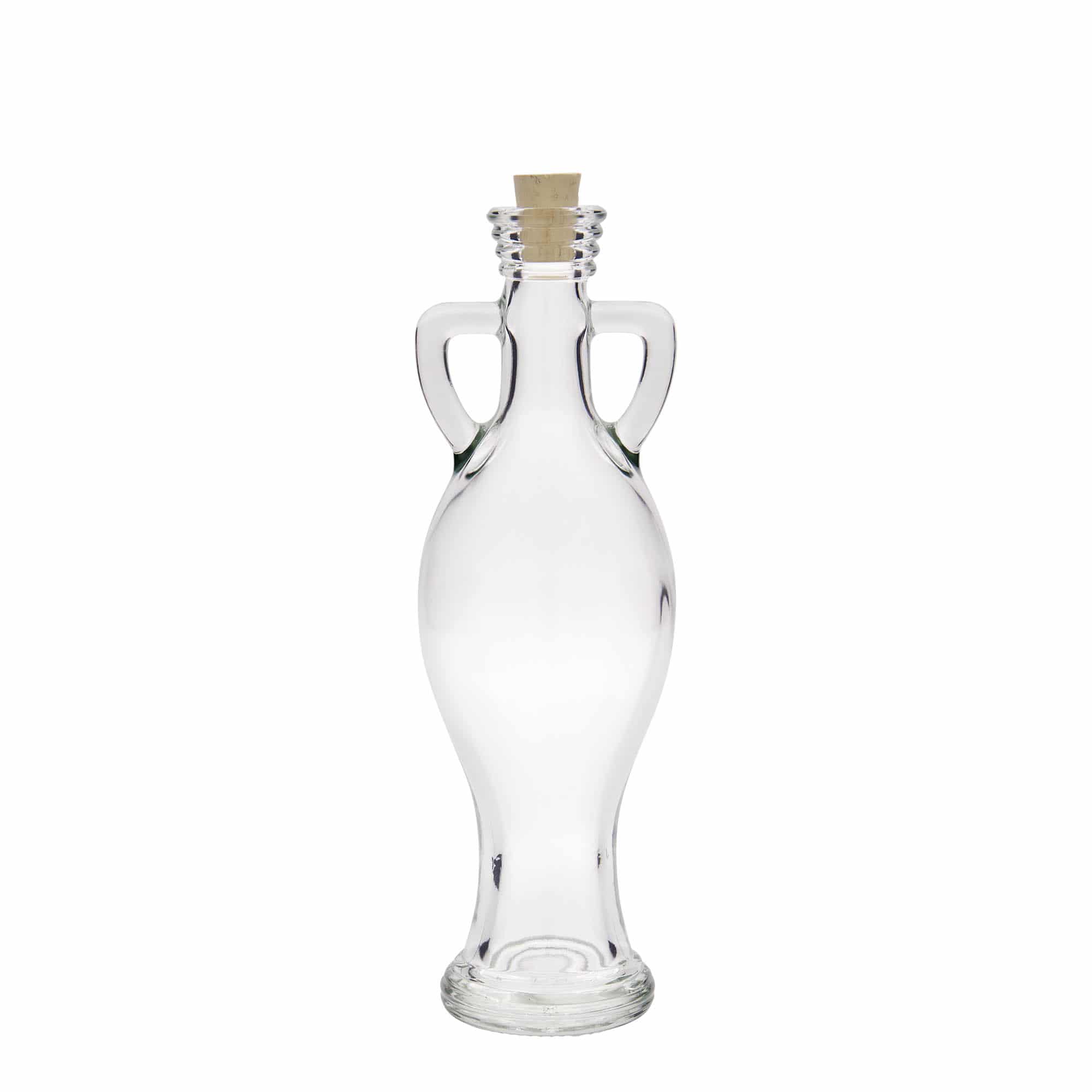 200 ml Glasflasche «Amphore», Mündung: Kork
