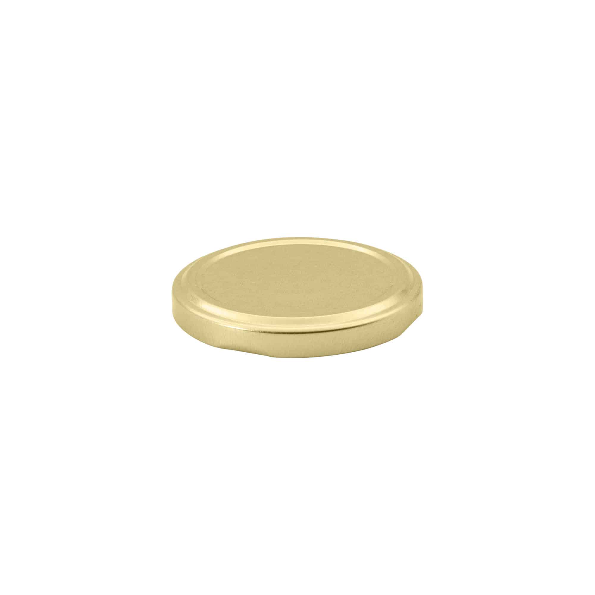 Twist-off-Deckel, Weissblech, gold, für Mündung: TO 63