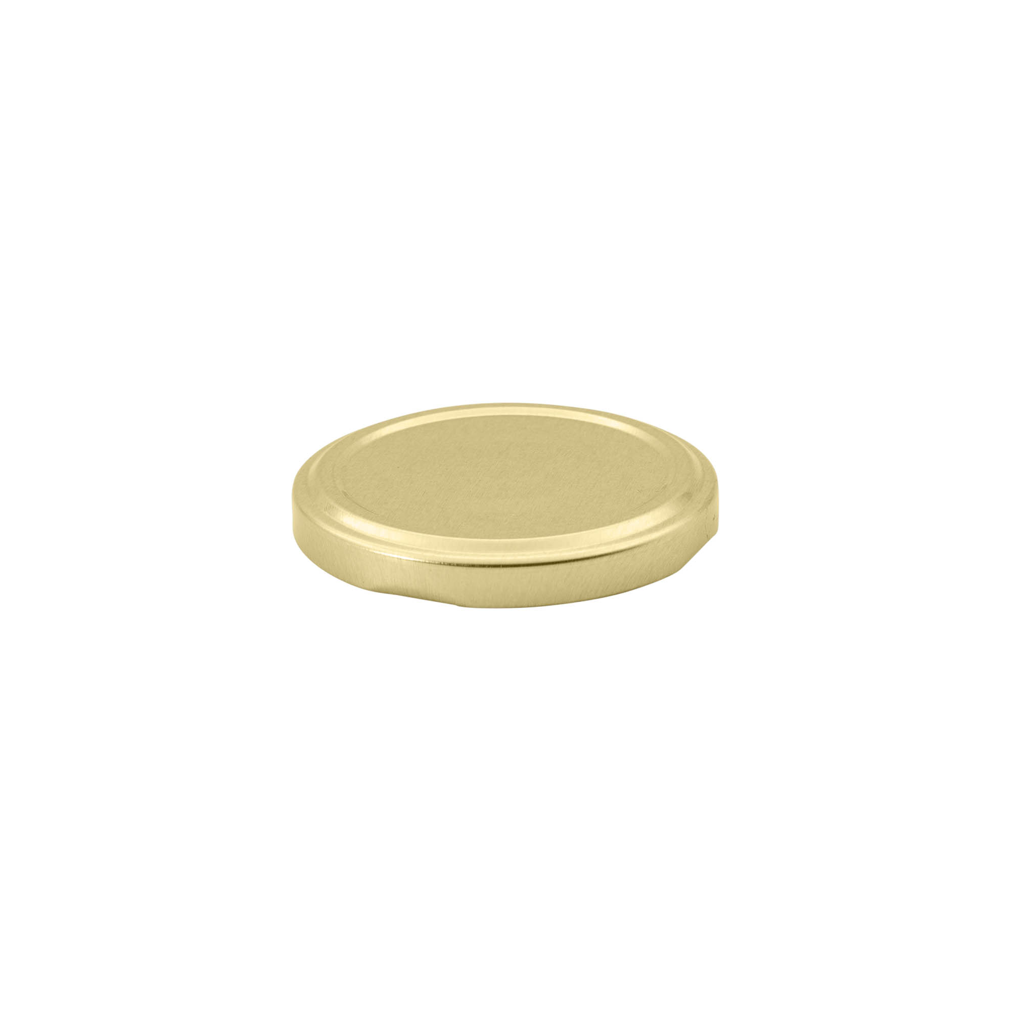Twist-off-Deckel, Weissblech, gold, für Mündung: TO 63