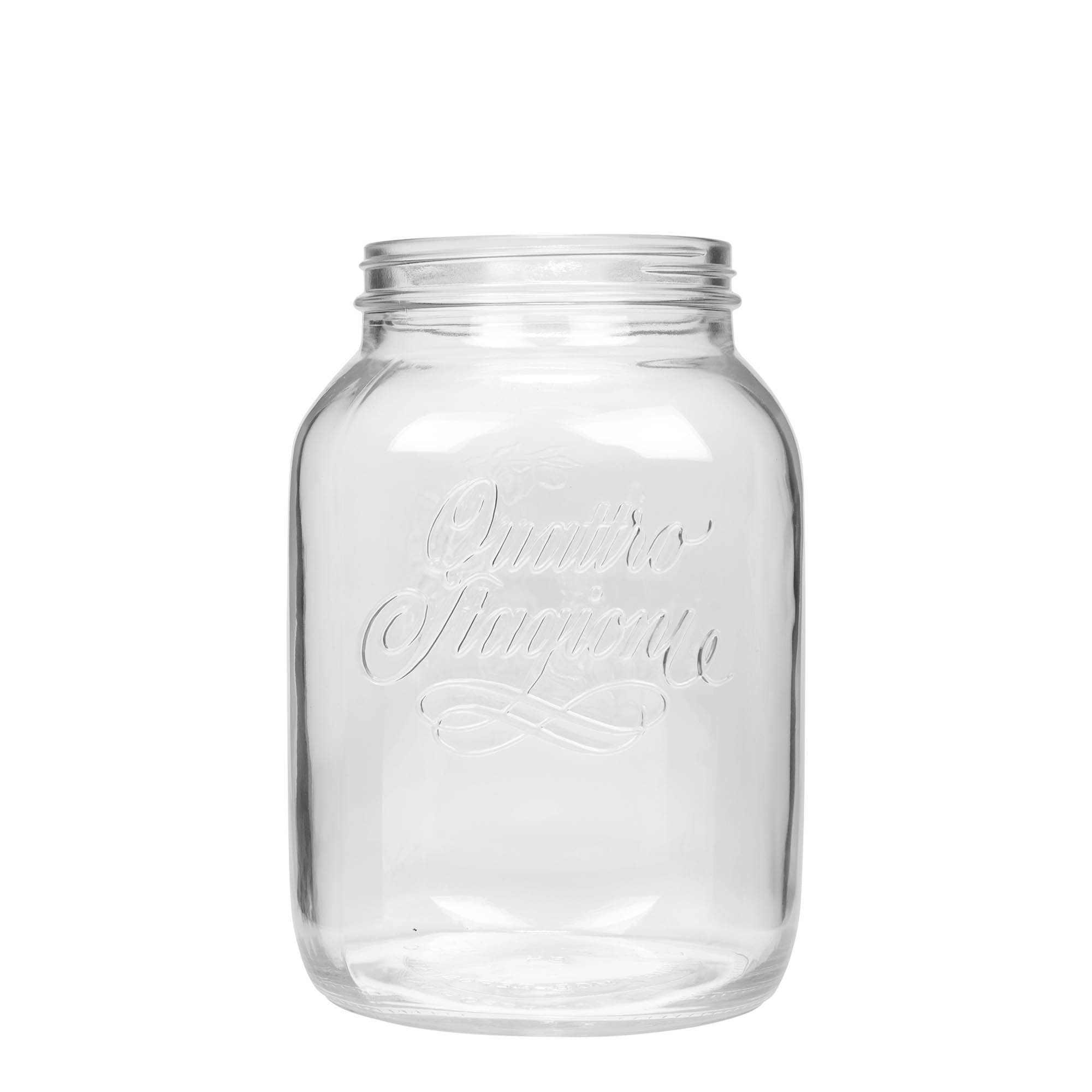 3.000 ml Glas «Quattro Stagioni», Mündung: Schraubverschluss