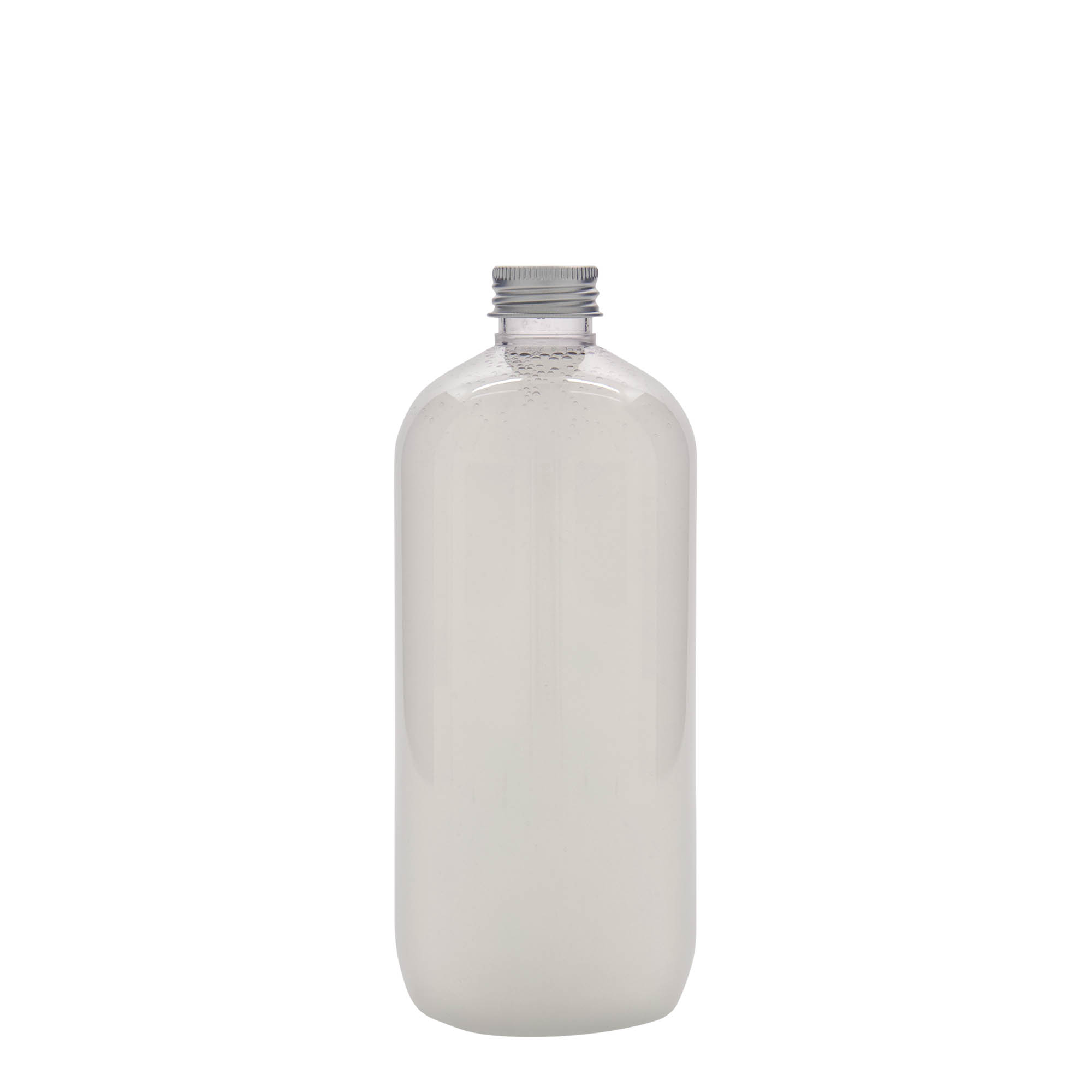 500 ml PET-Flasche 'Boston', Kunststoff, Mündung: 24/410 500 ml PET-Flasche 'Boston', Kunststoff, Mündung: 24/410