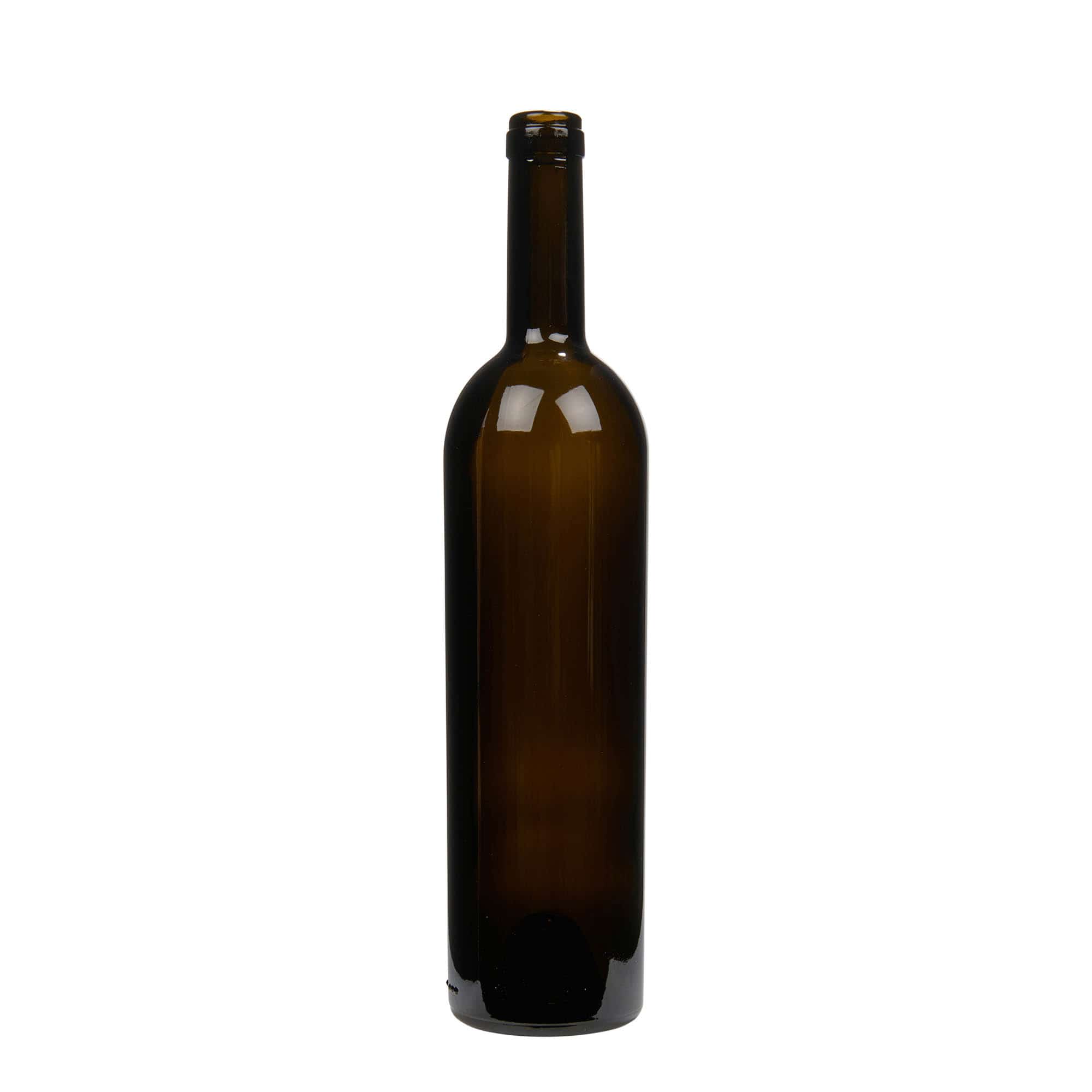750 ml Weinflasche 'Liberty', antikgrün, Mündung: Kork 750 ml Weinflasche 'Liberty', antikgrün, Mündung: Kork