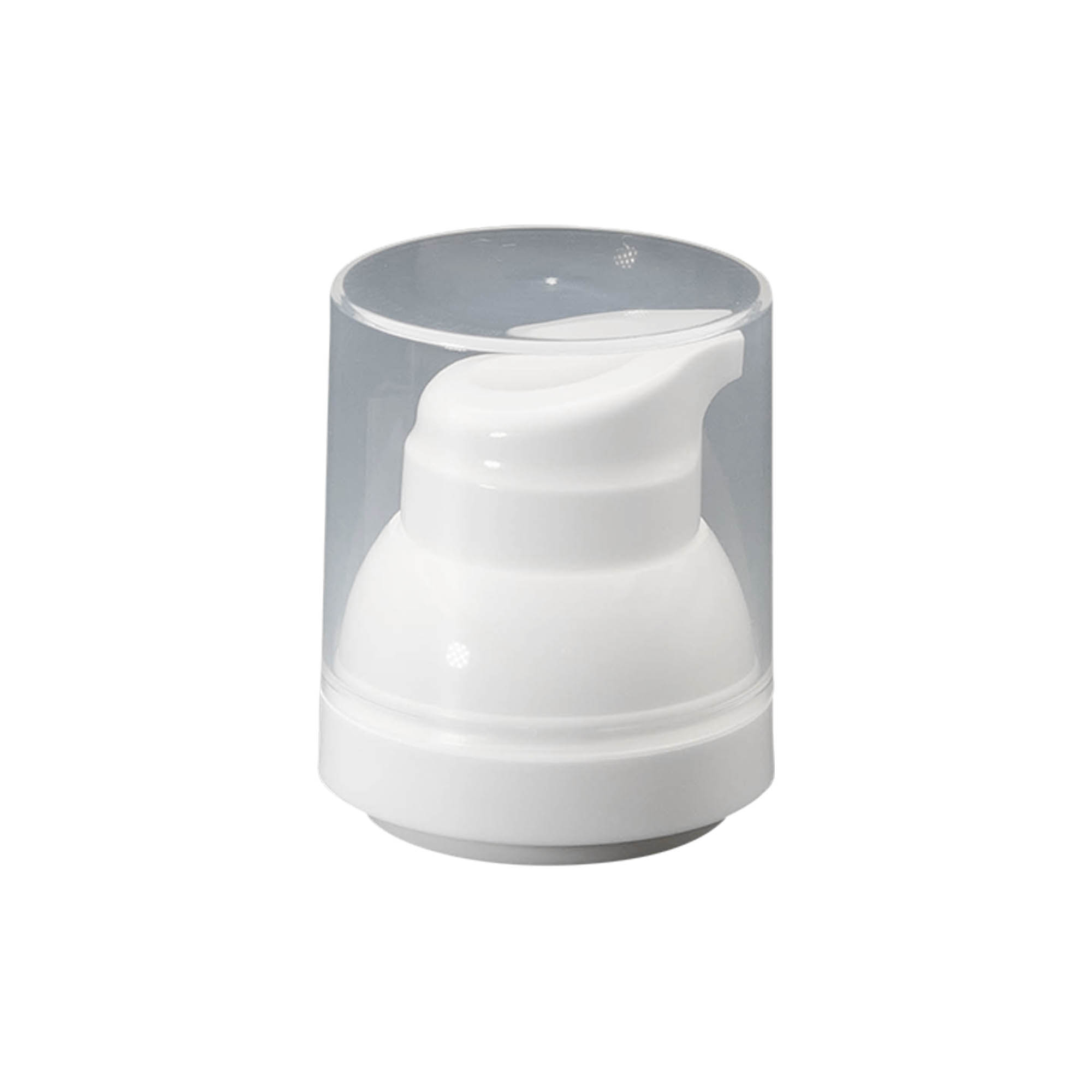 Airless Dispenser Pumpkopf 'Mezzo', PP-Kunststoff, weiß Airless Dispenser Pumpkopf 'Mezzo', PP-Kunststoff, weiß