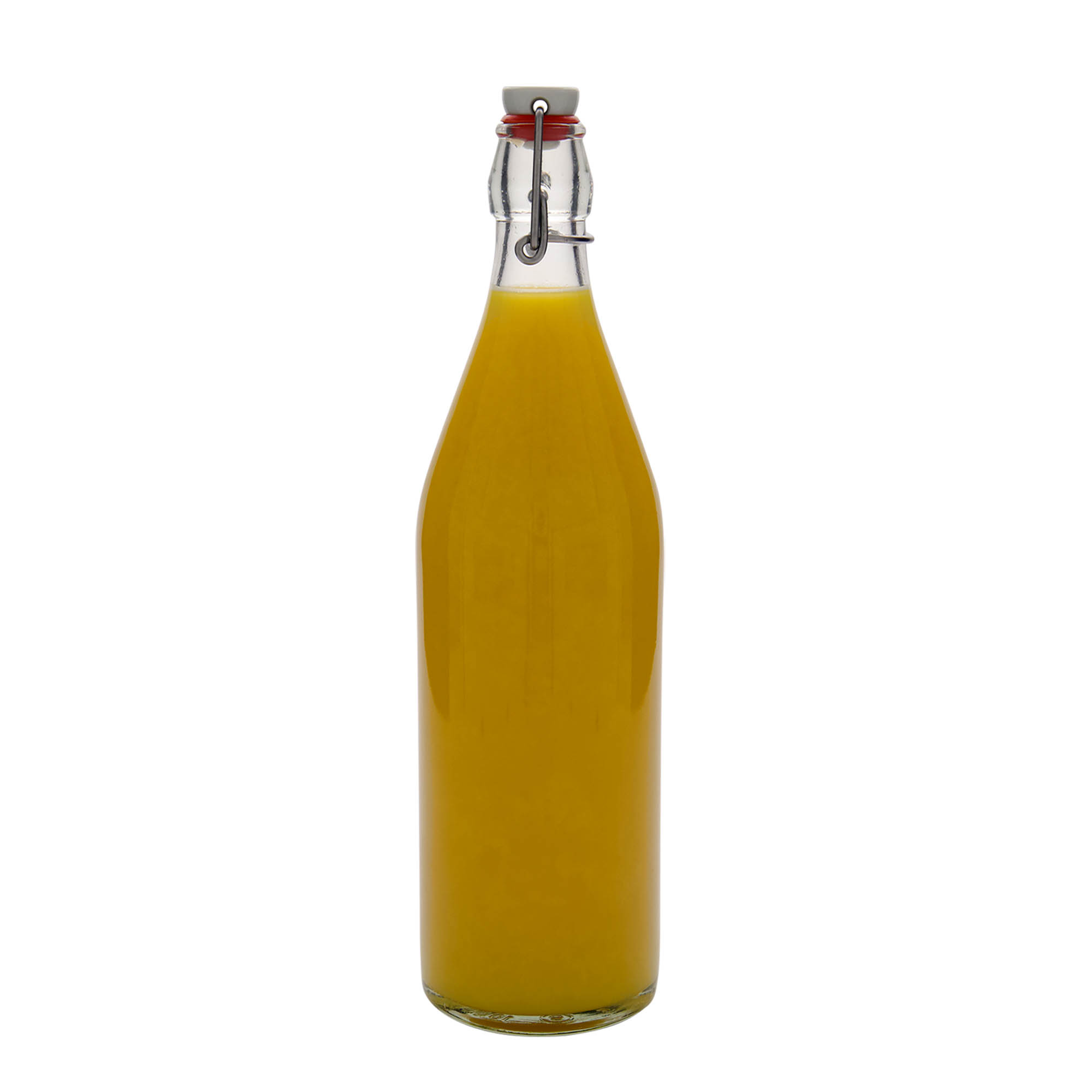 1.000 ml Glasflasche «Giara», Mündung: Bügelverschluss 1.000 ml Glasflasche «Giara», Mündung: Bügelverschluss