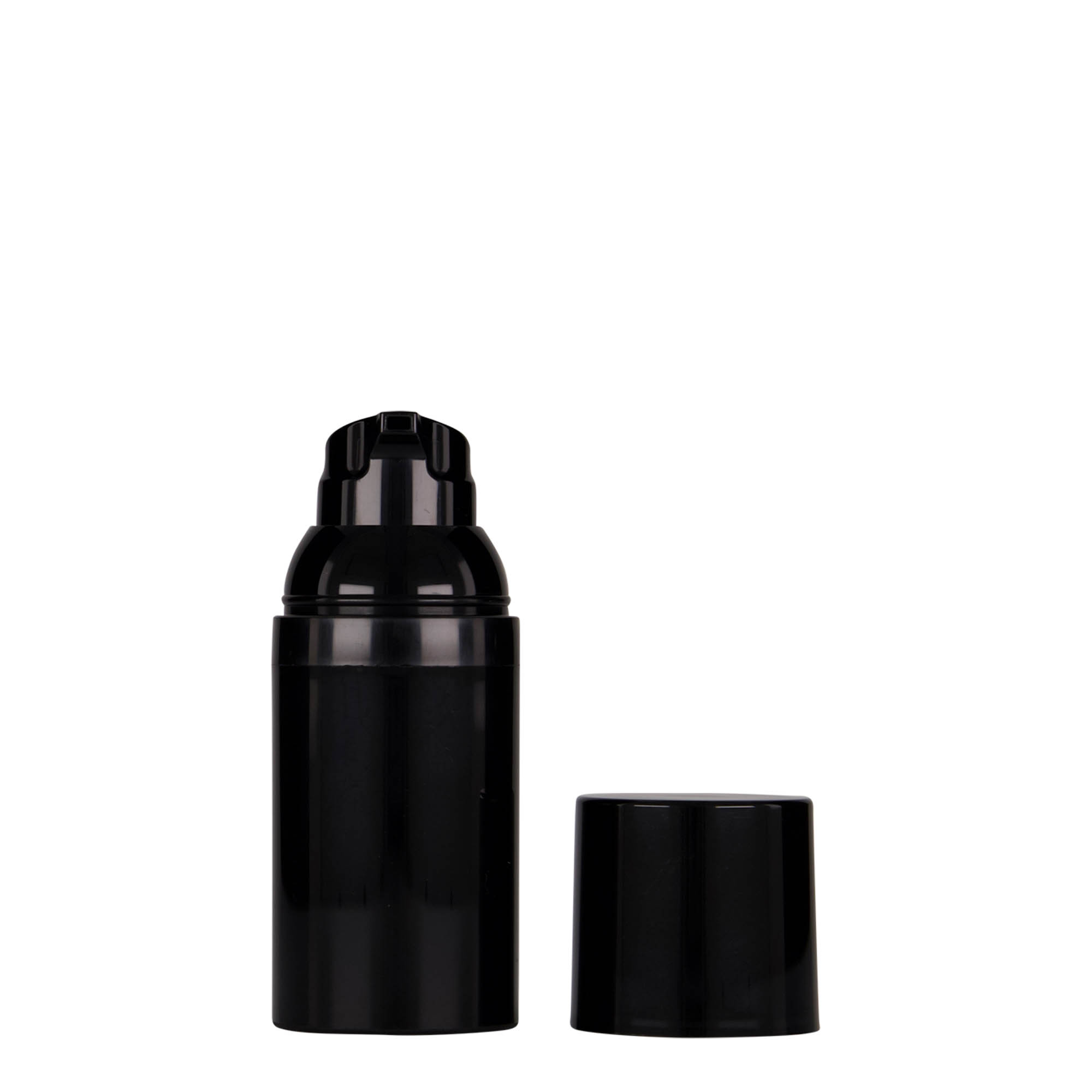 30 ml Airless Dispenser 'Mezzo', PP-Kunststoff, schwarz 30 ml Airless Dispenser 'Mezzo', PP-Kunststoff, schwarz